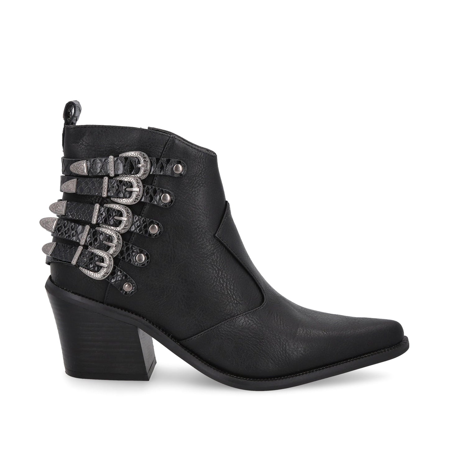 Botín Tacón Negro Mujer 33761