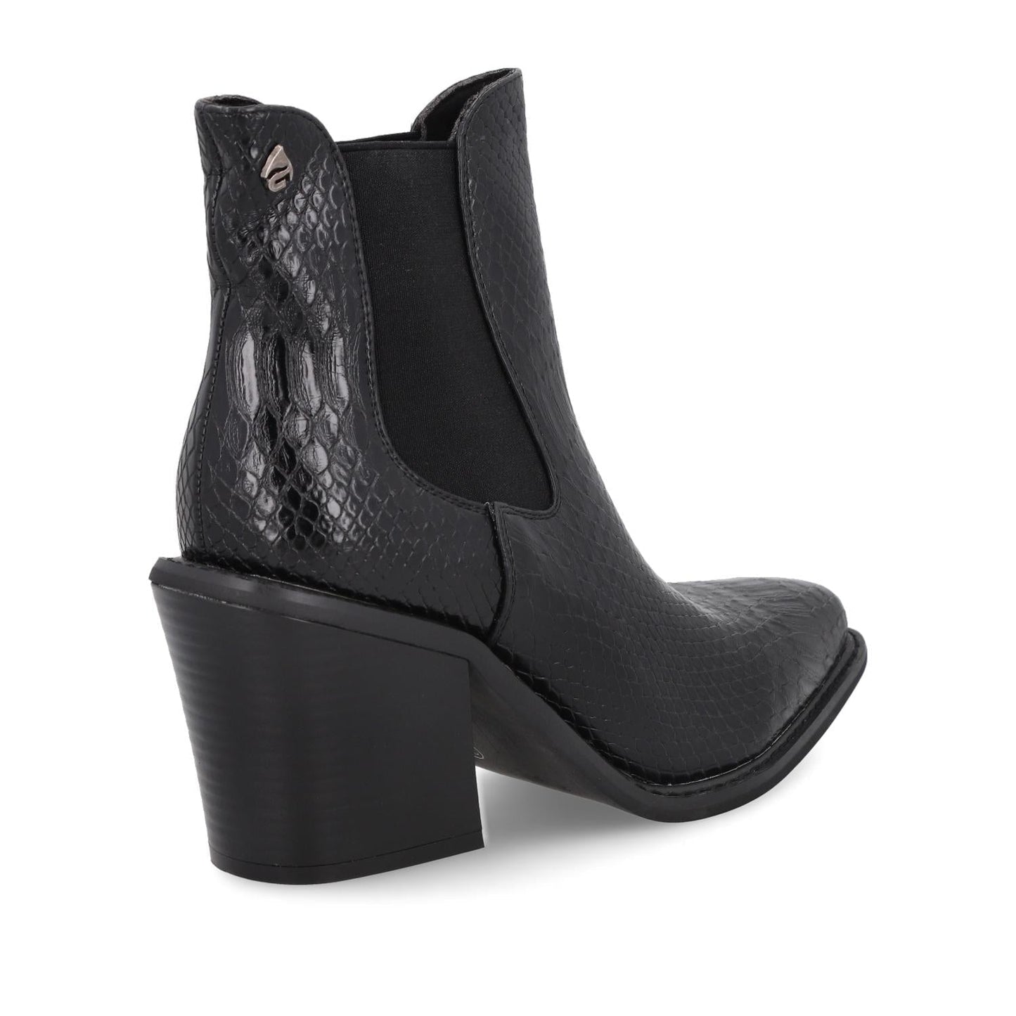 Botín Tacón Negro Mujer 33770