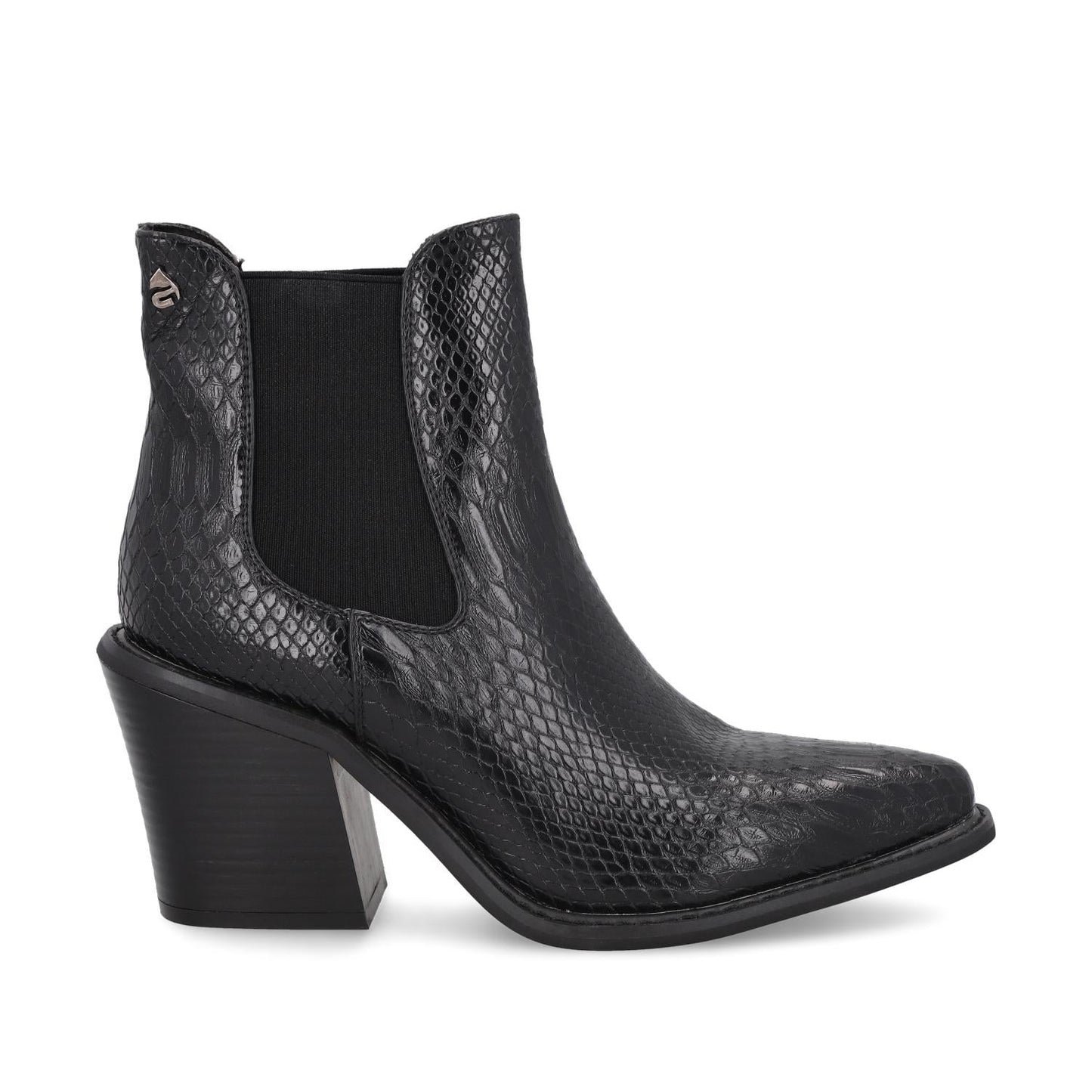 Botín Tacón Negro Mujer 33770