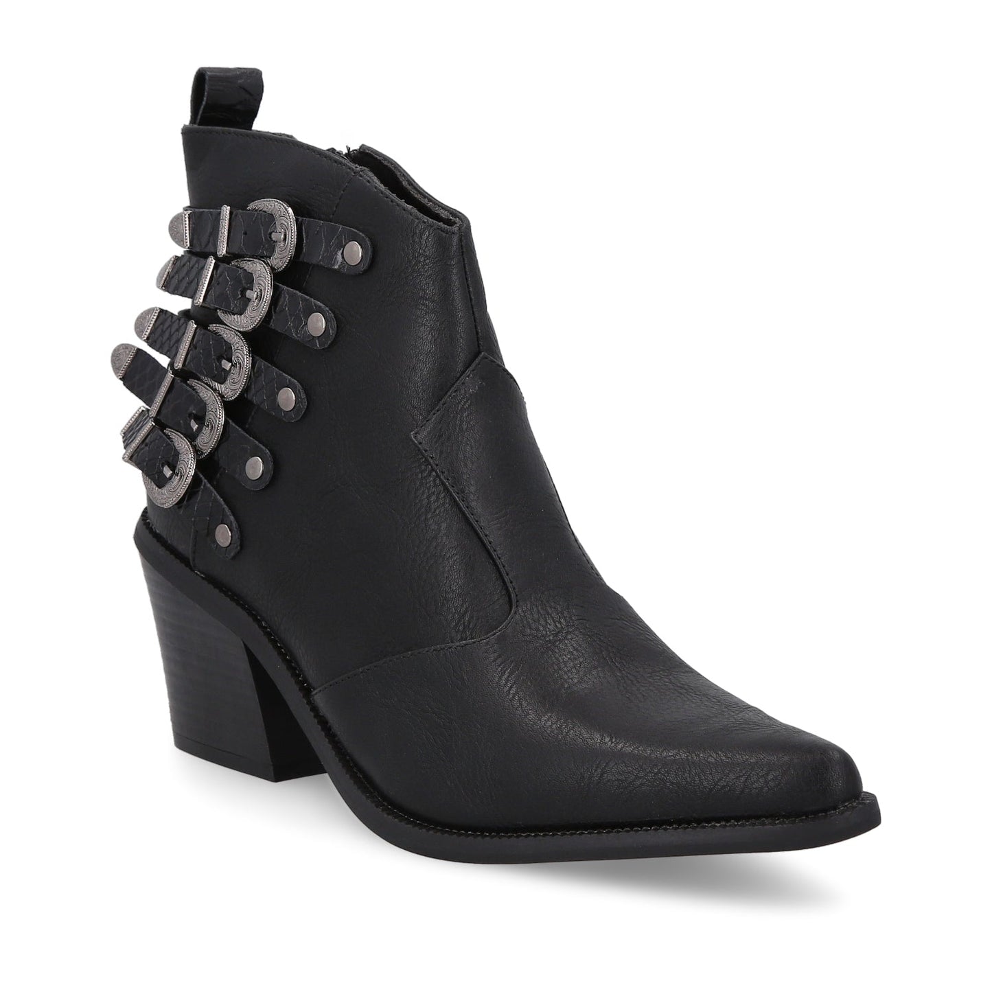 Botín Tacón Negro Mujer 33761