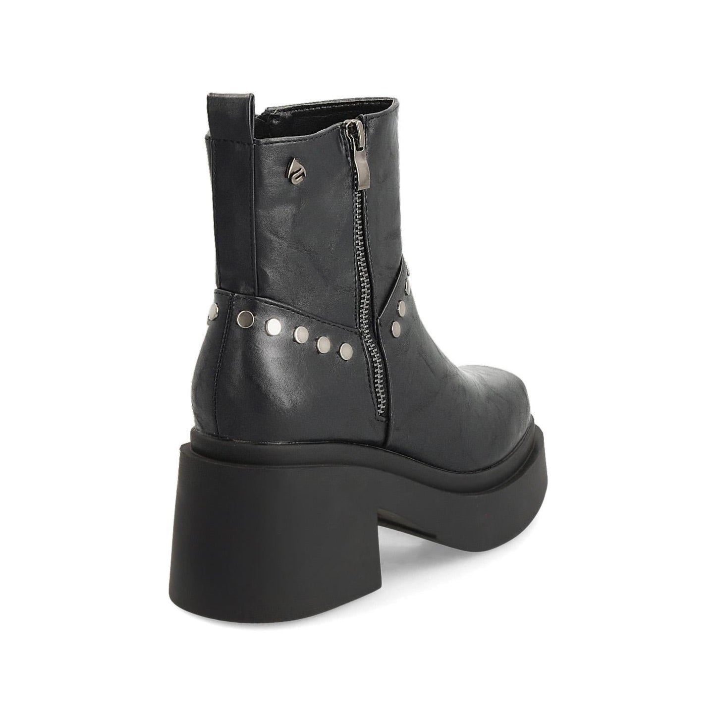Botín Tacón Negro Mujer 25670