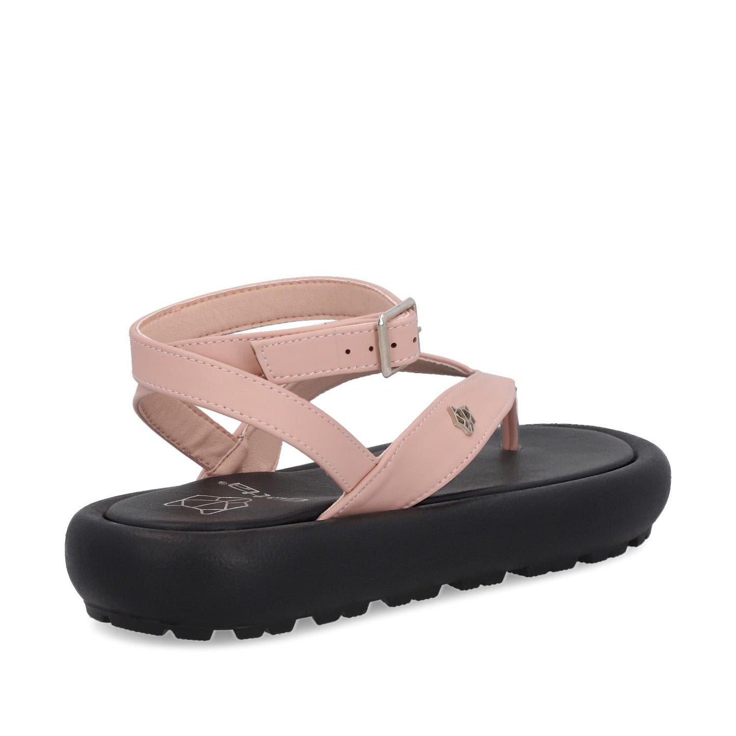 Sandalia Plana Rosa Mujer 33721