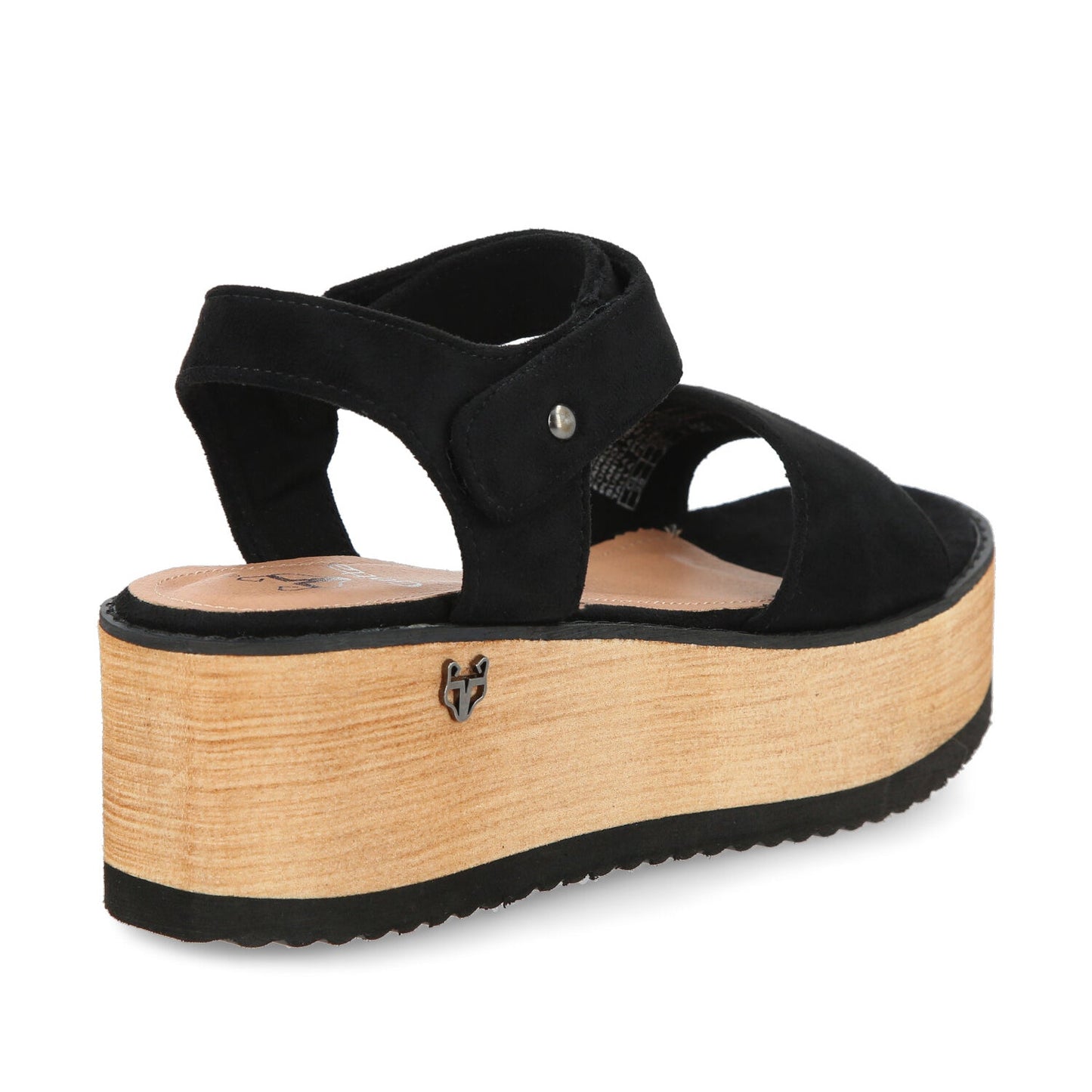 Sandalia Negra Mujer 15616