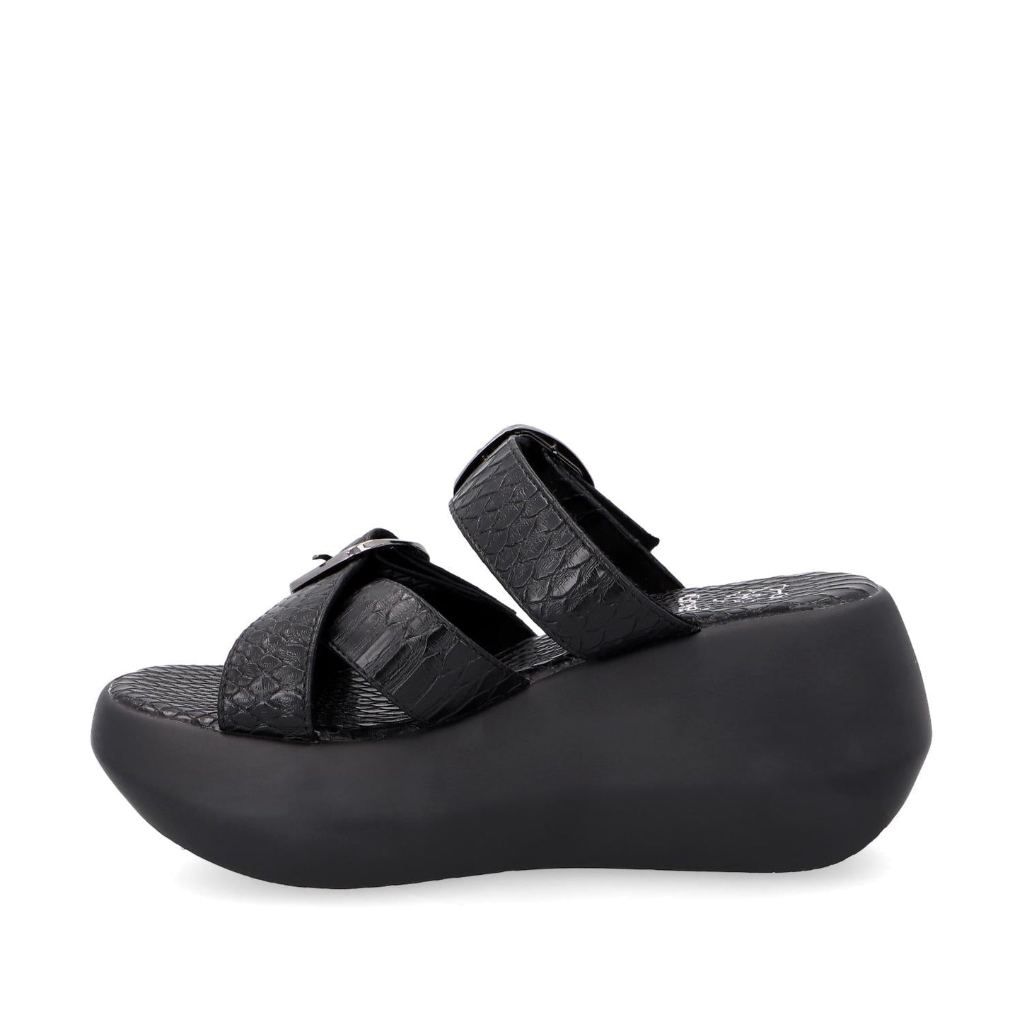 Sandalia Plataforma Negra Mujer 35232