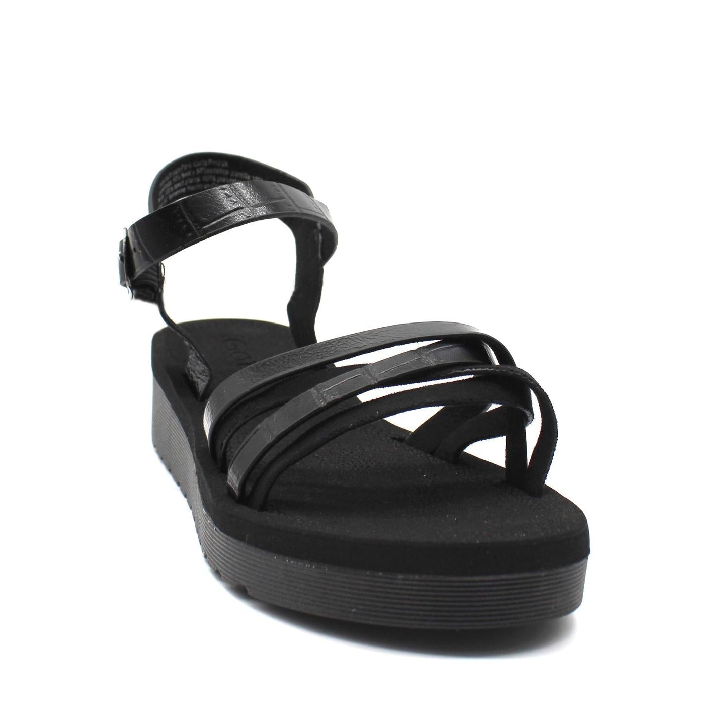 Sandalia Negra Mujer 13211