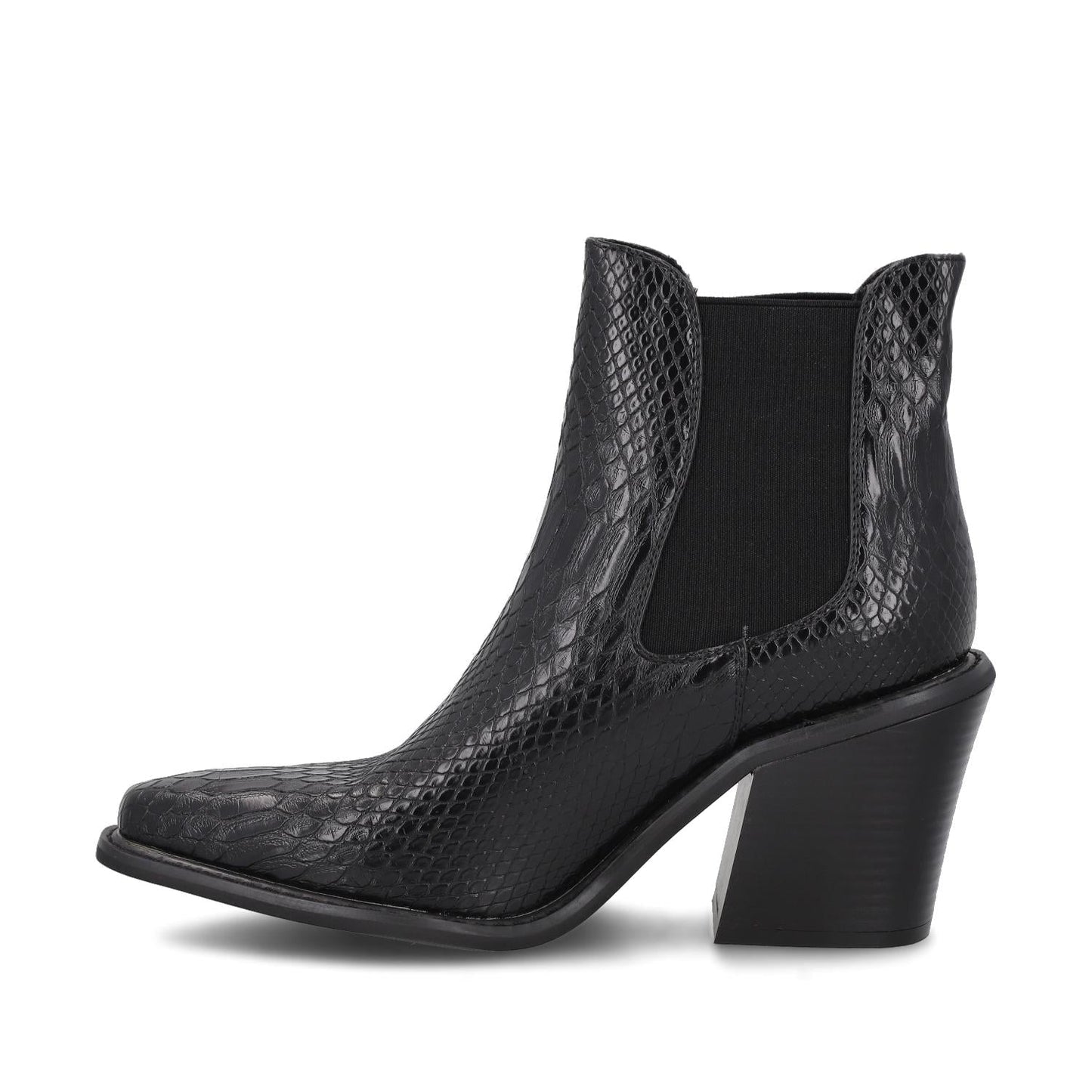 Botín Tacón Negro Mujer 33770