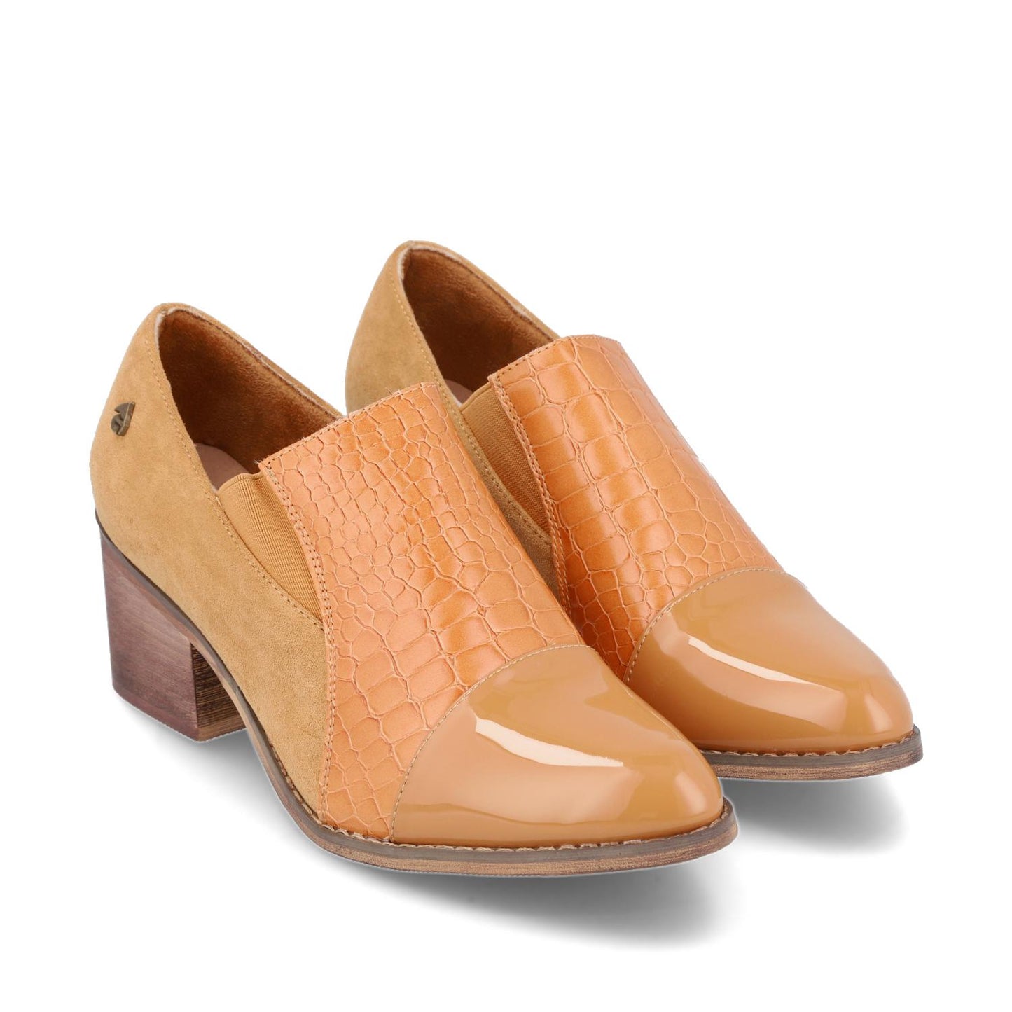 Zapato Tacón Camel Mujer 33731