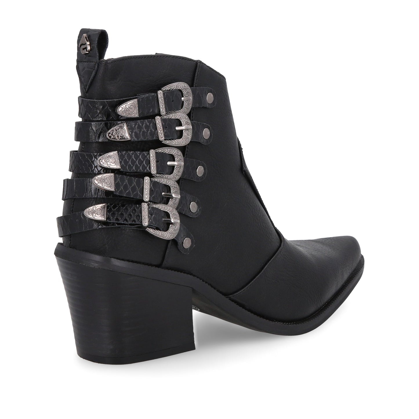 Botín Tacón Negro Mujer 33761
