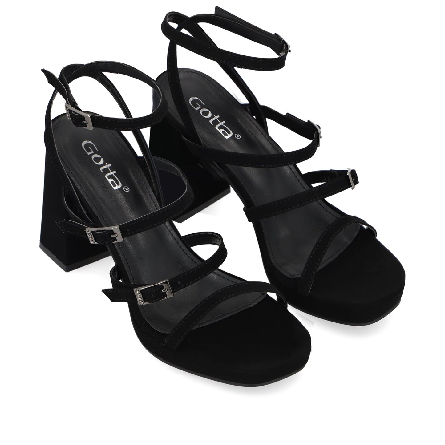 Zapatilla Negra Mujer 45901