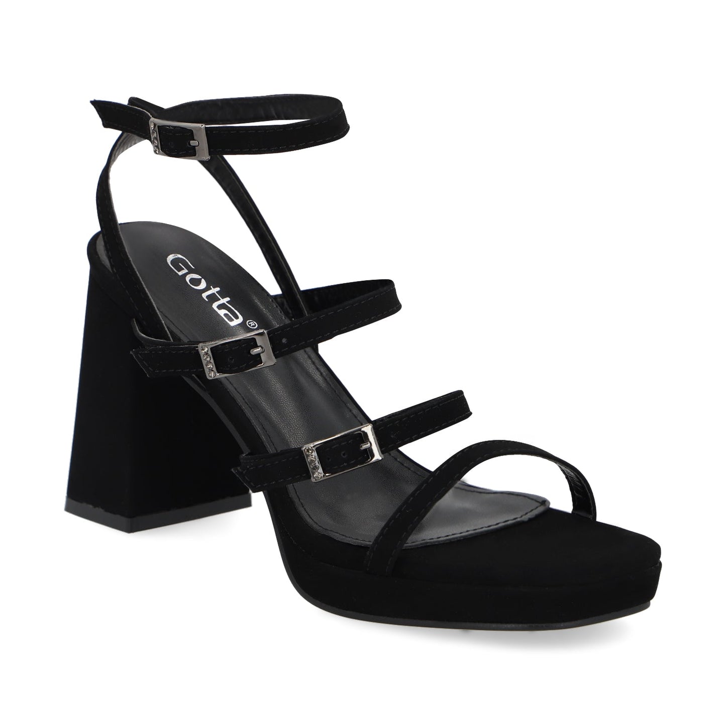 Zapatilla Negra Mujer 45901