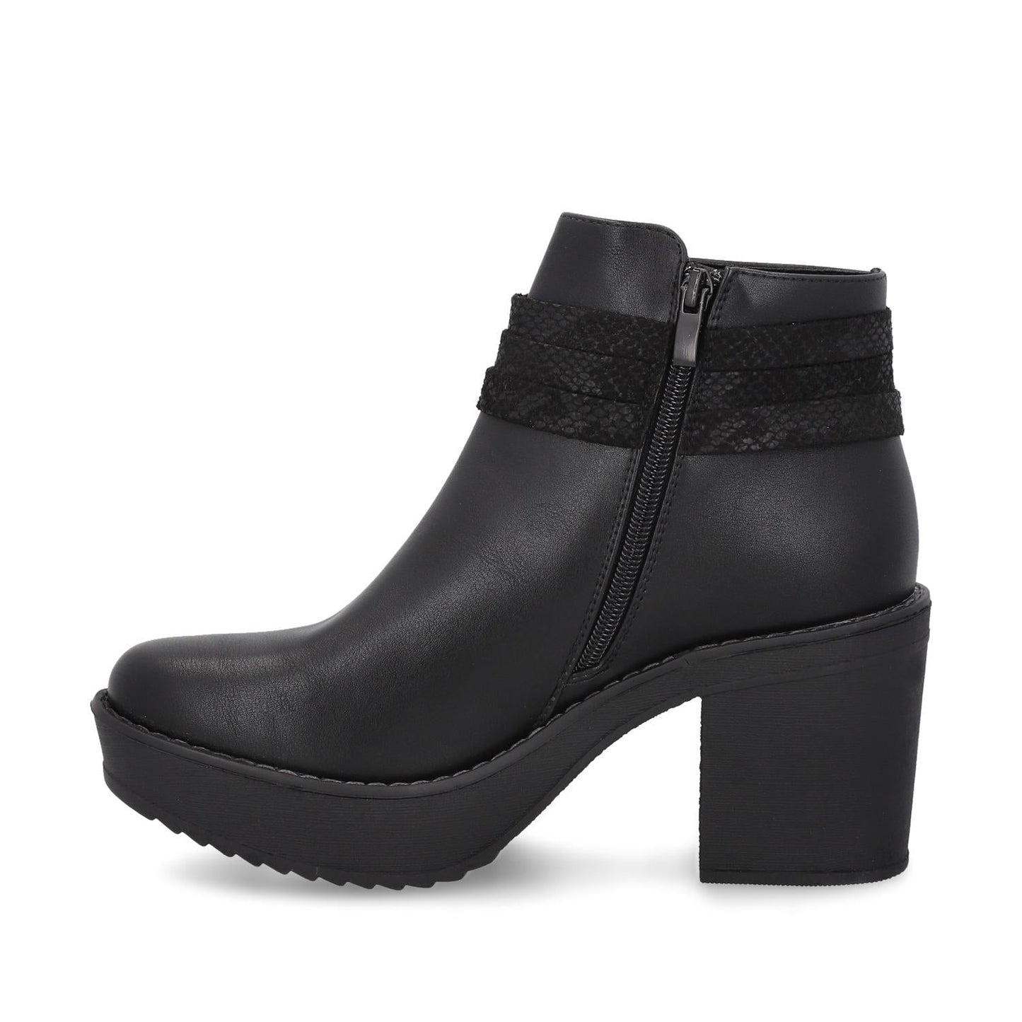 Botín Tacón Negro Mujer 13502