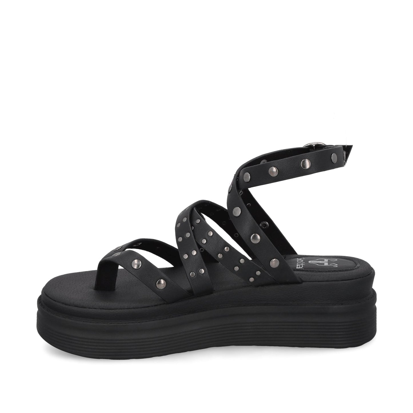 Sandalia Negra Mujer 43013