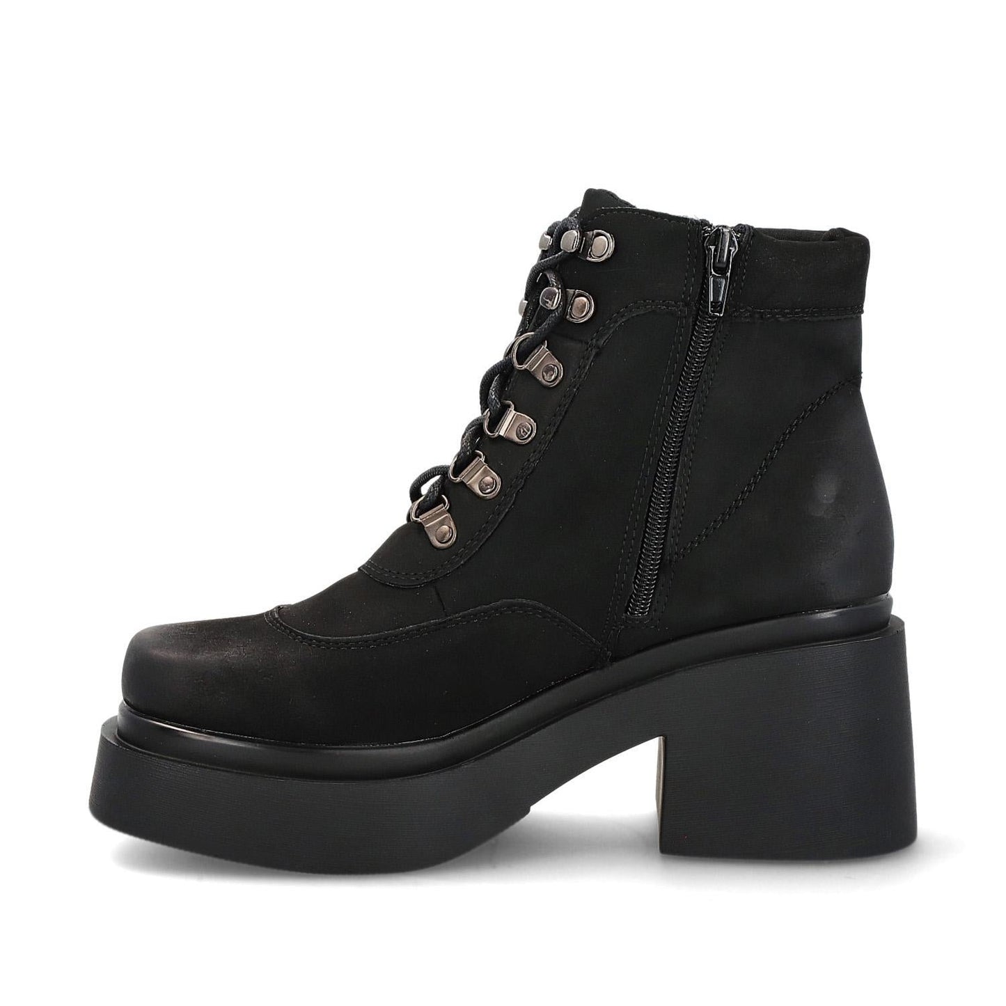 Botín Tacón Negro Mujer 25674