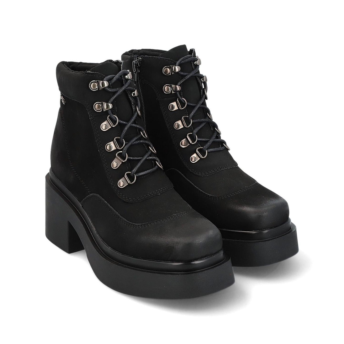 Botín Tacón Negro Mujer 25674