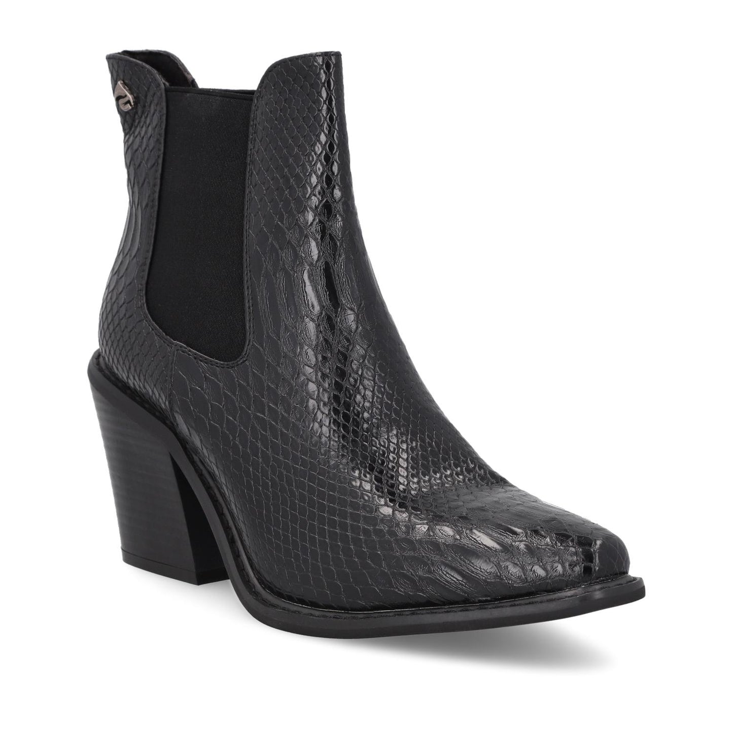 Botín Tacón Negro Mujer 33770