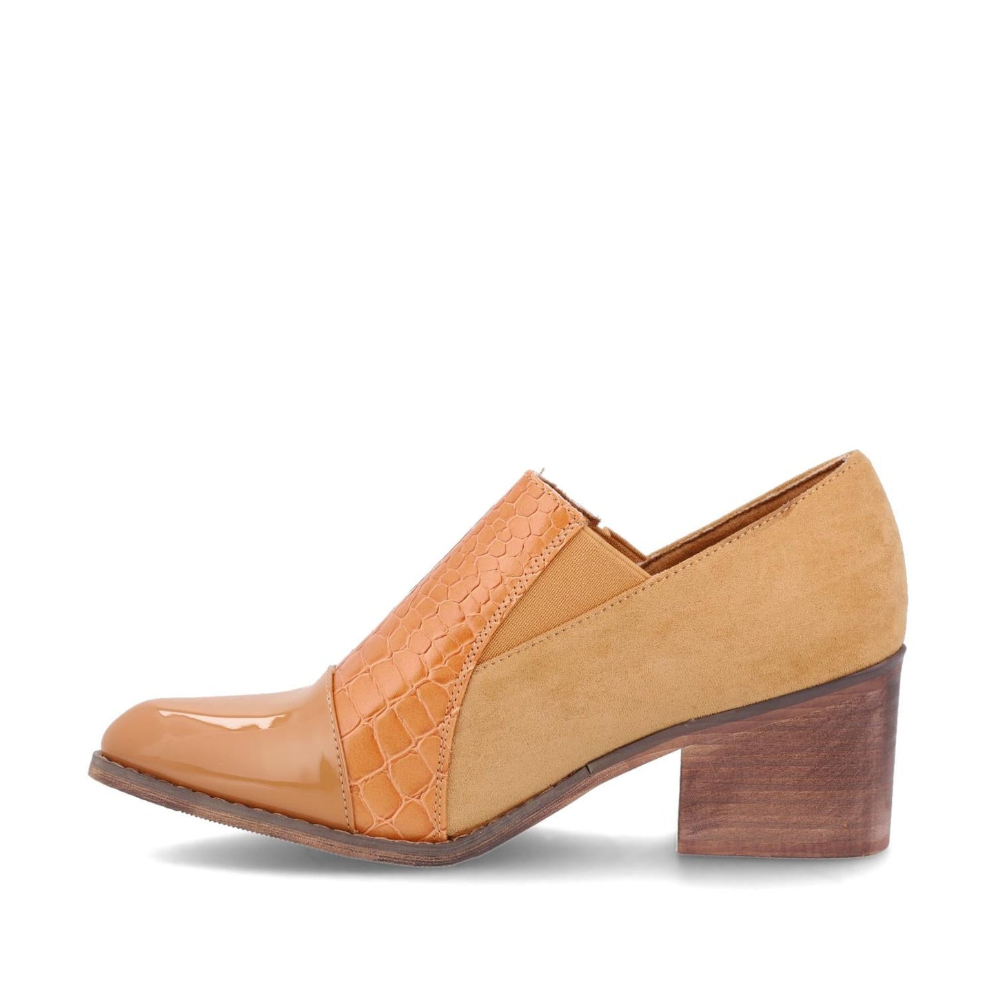 Zapato Tacón Camel Mujer 33731
