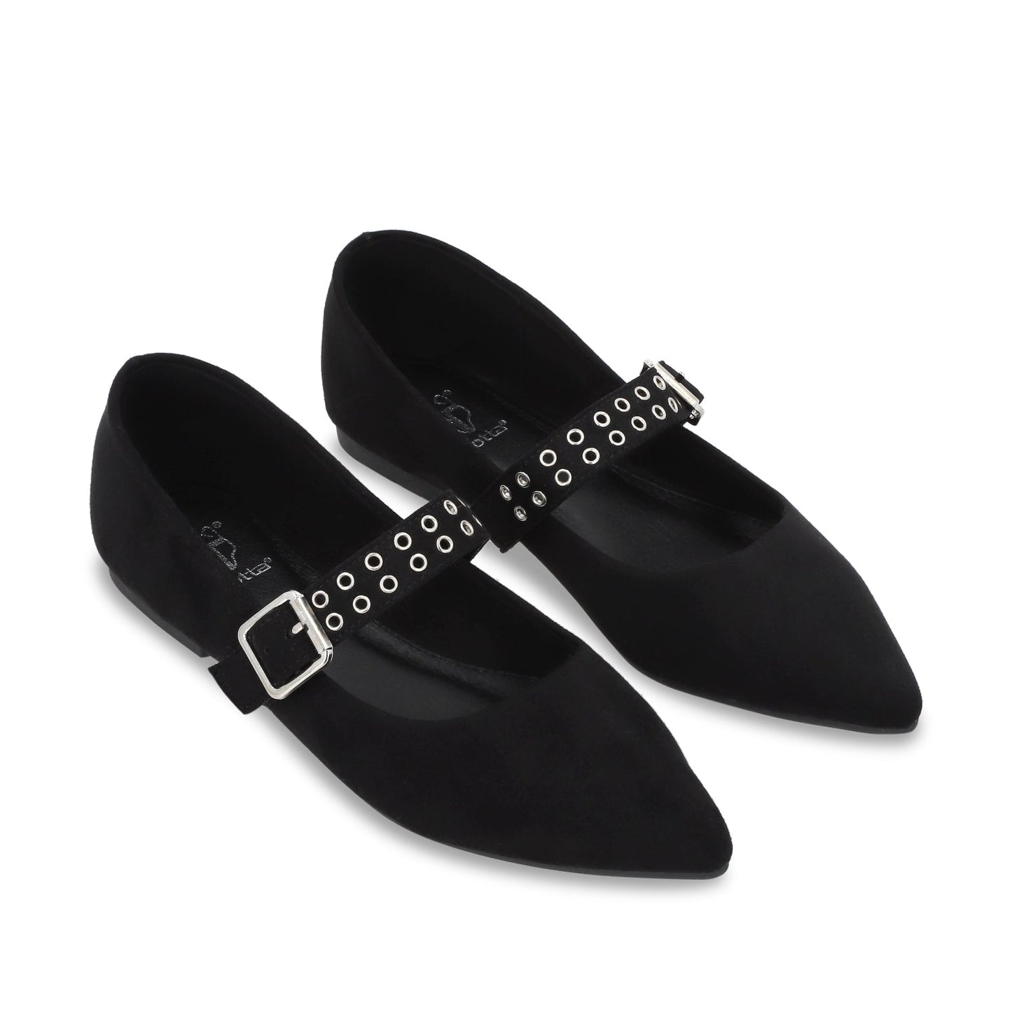 Ballerina Plano Negro Mujer 54011