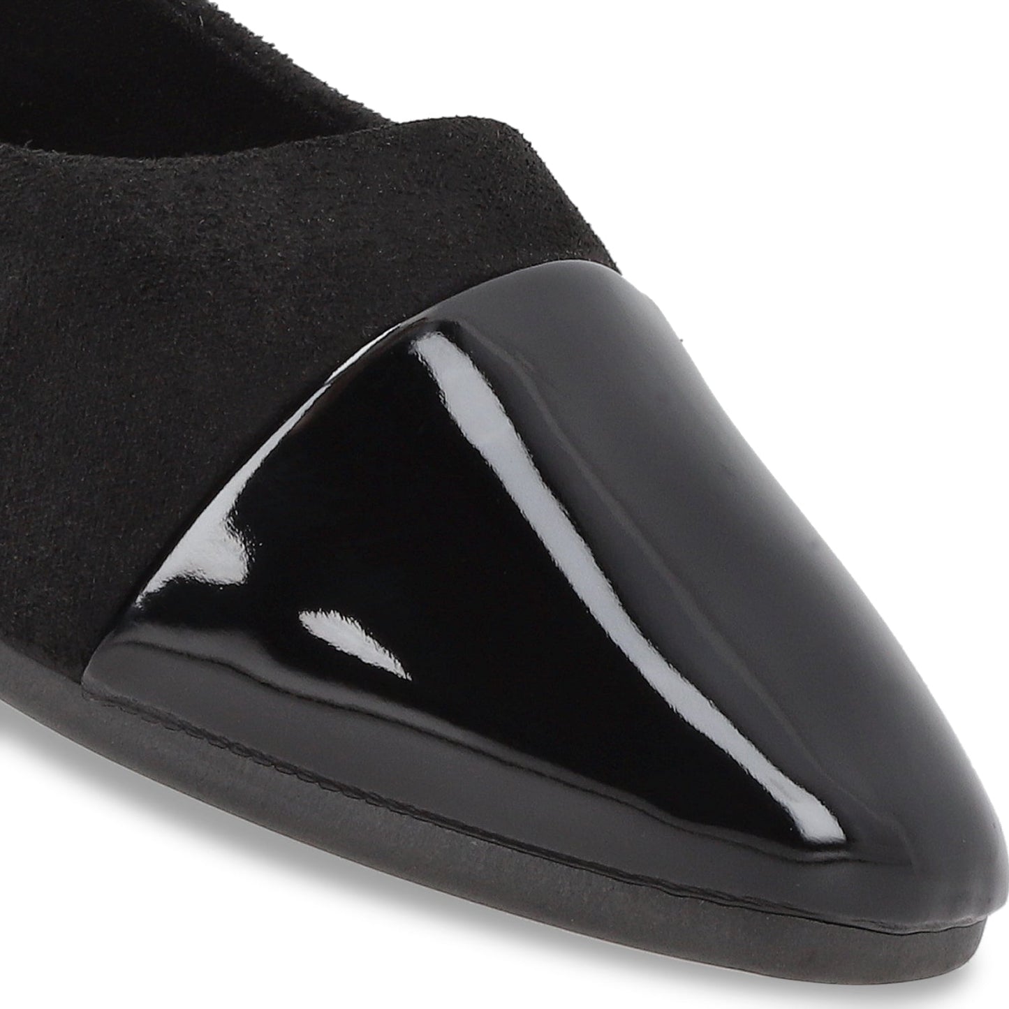 Ballerina Plano Negro Mujer 54020