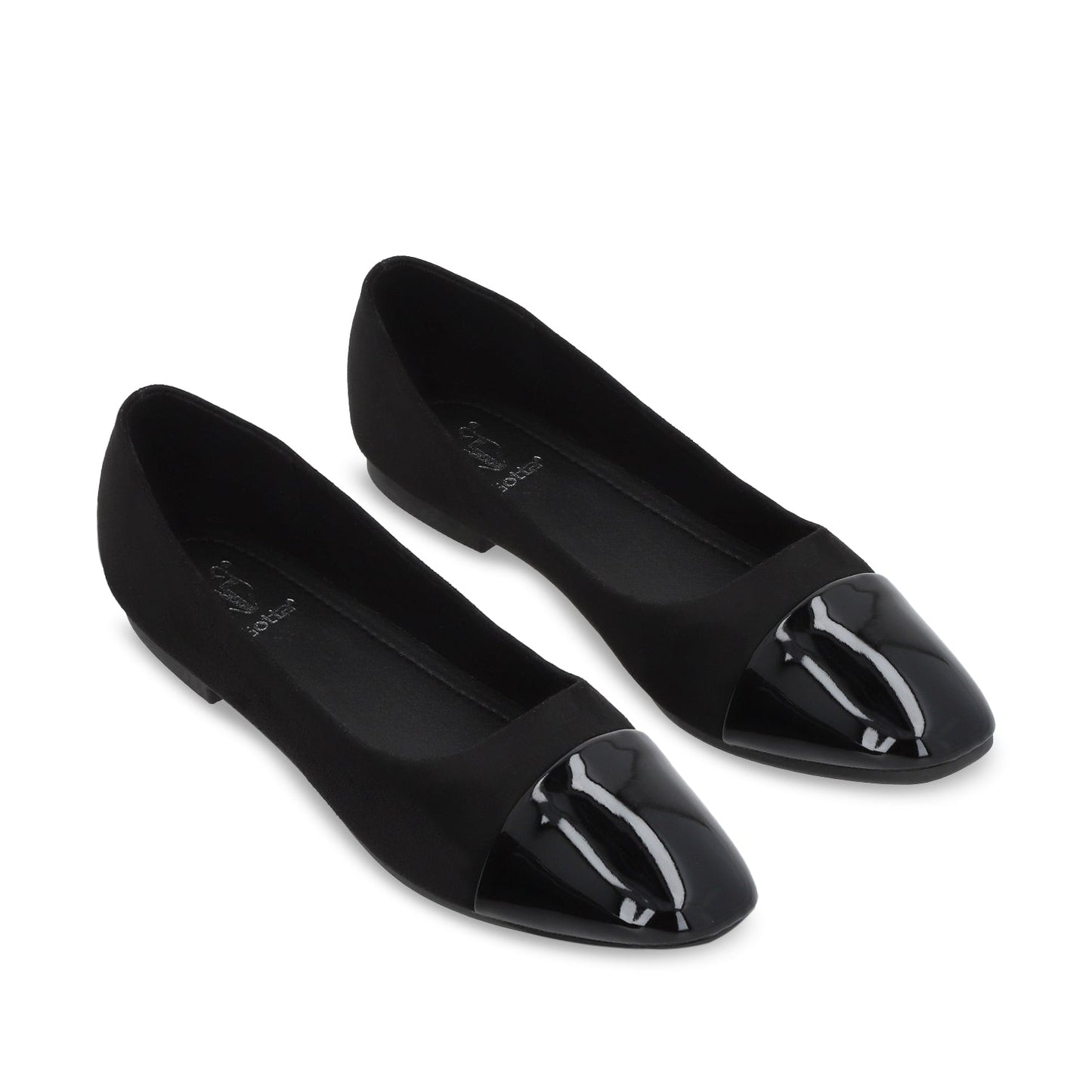 Ballerina Plano Negro Mujer 54020