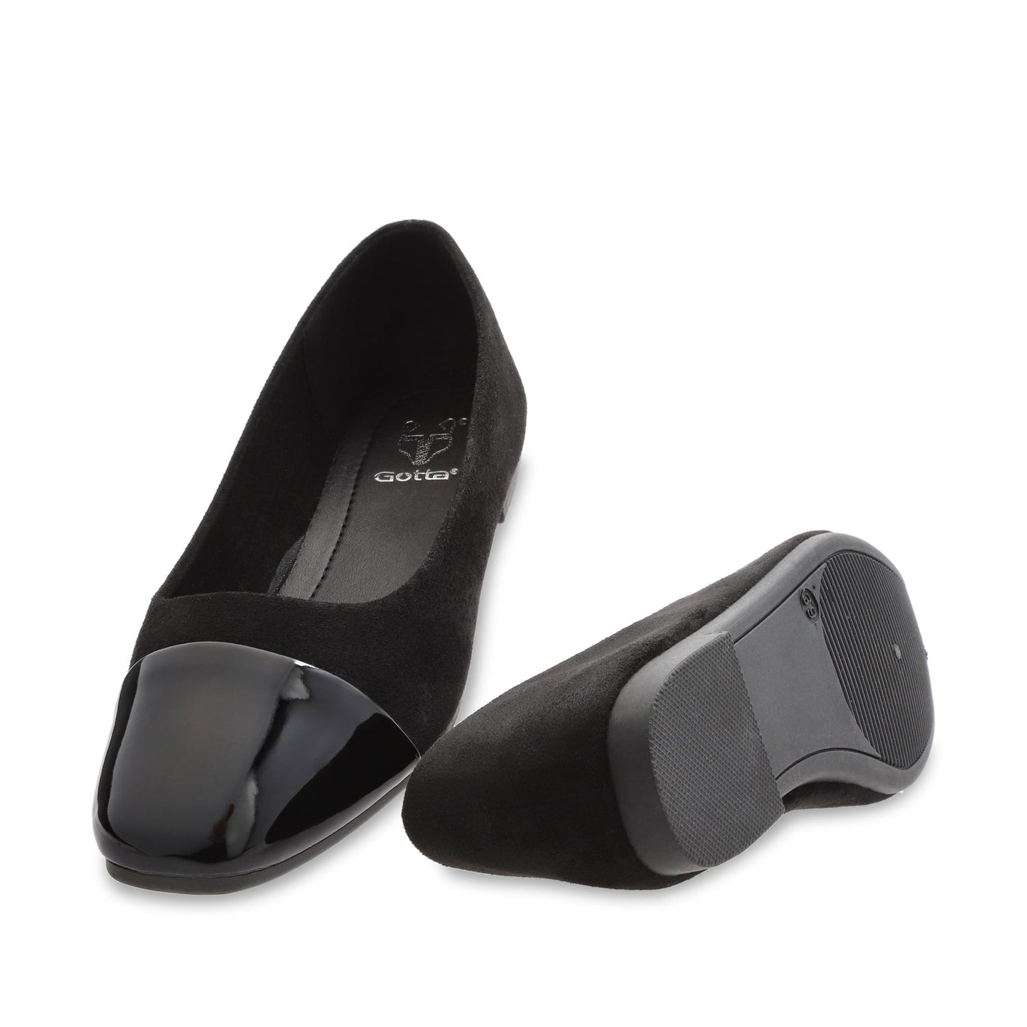 Ballerina Plano Negro Mujer 54020