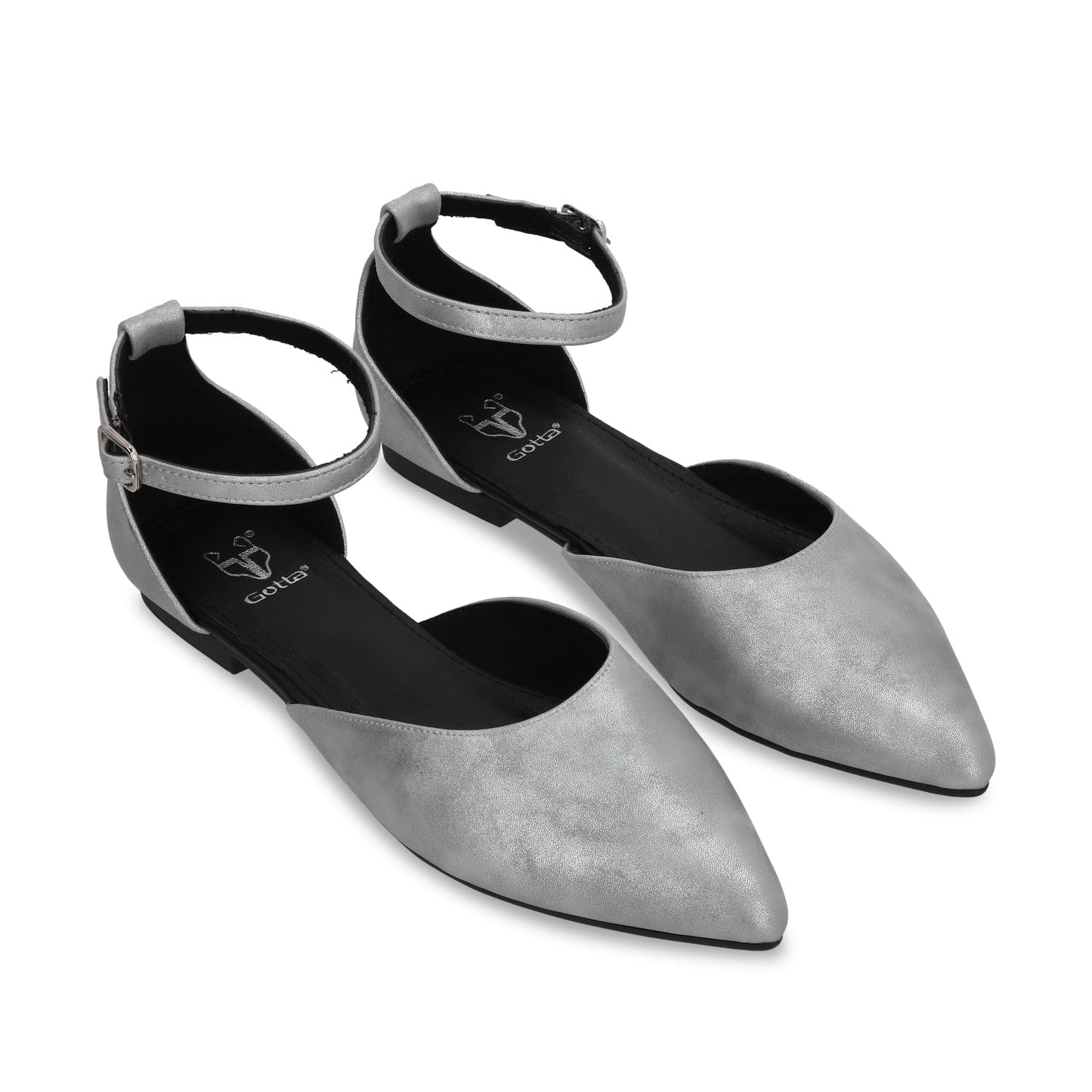 Ballerina Plano Plateado Mujer 54010