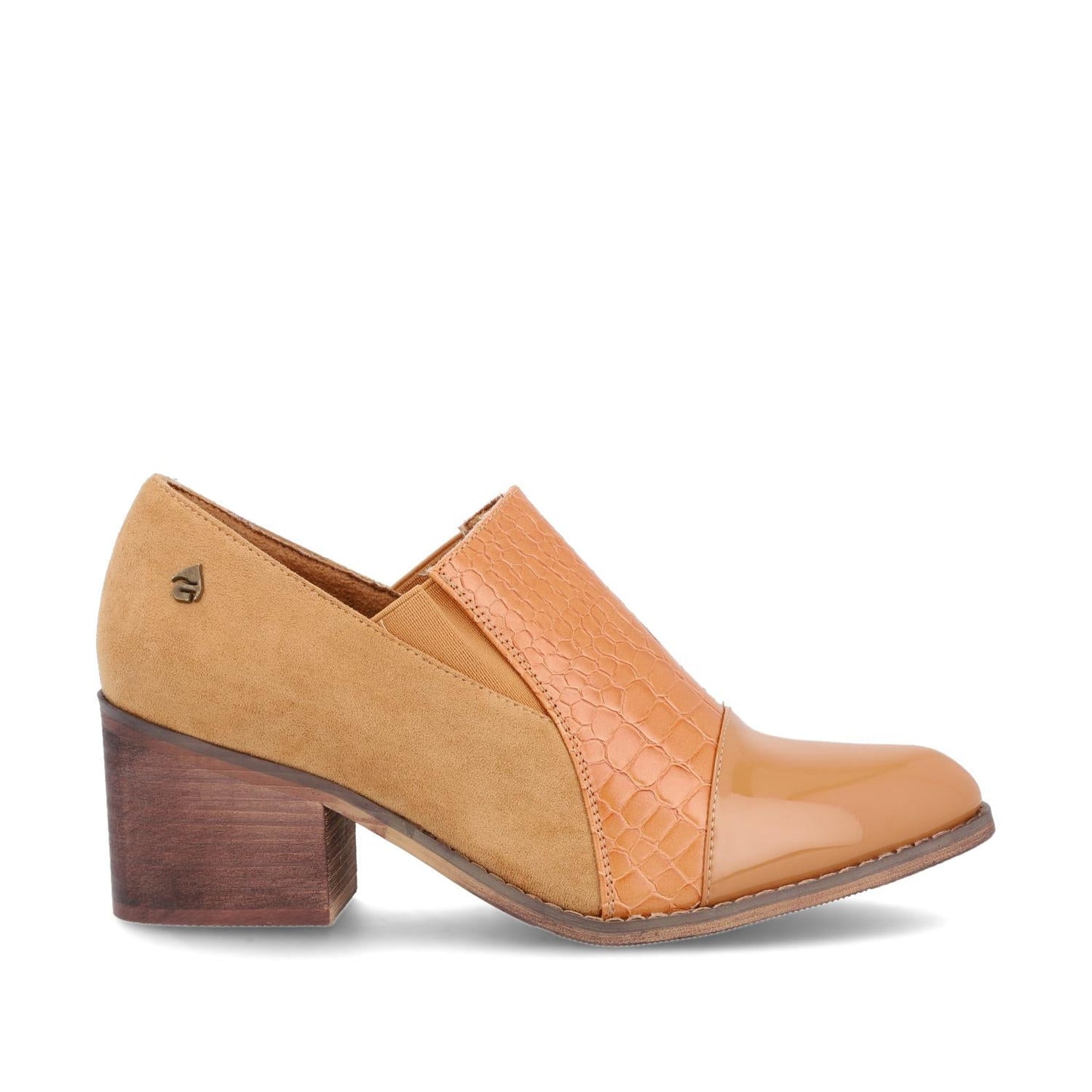 Zapato Tacón Camel Mujer 33731