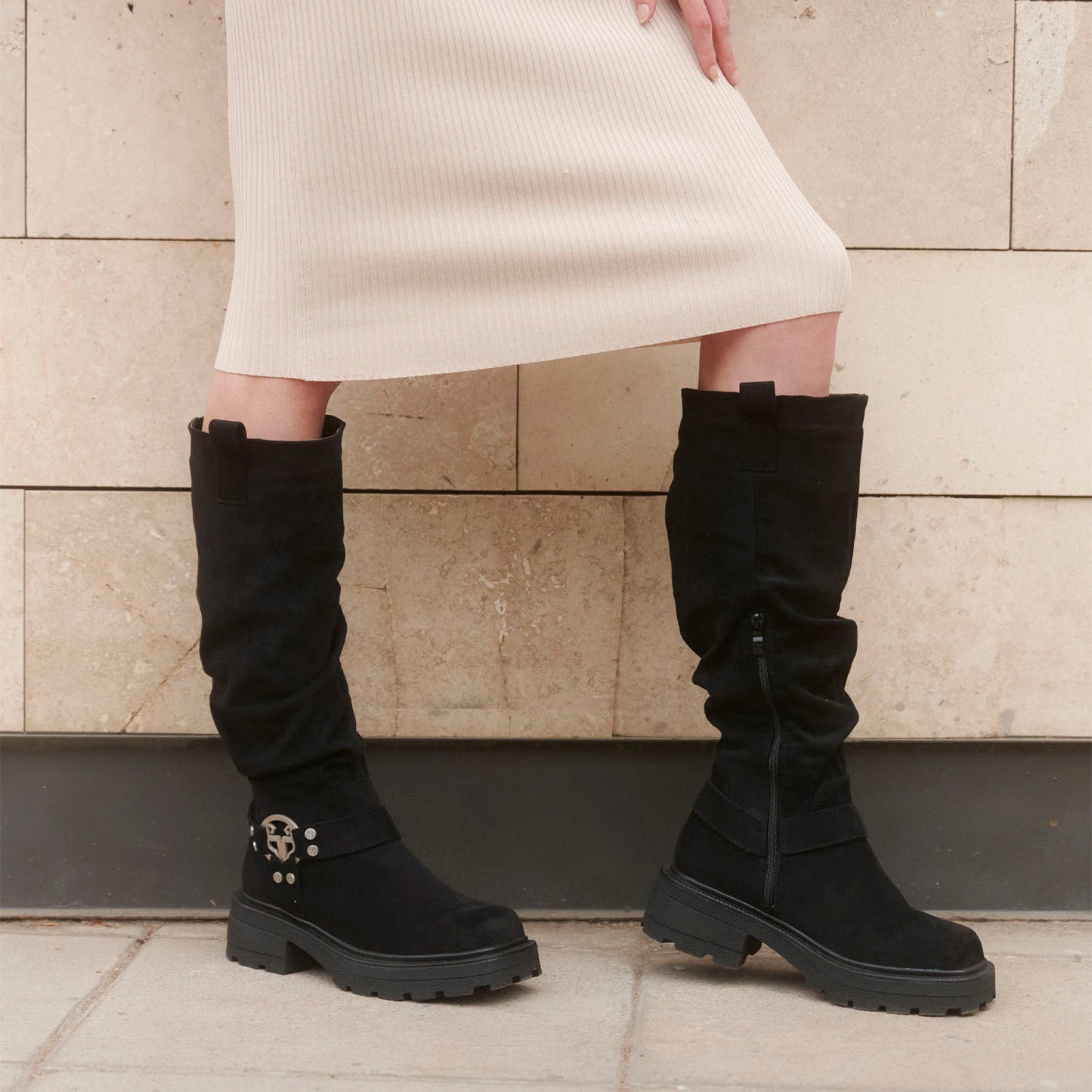 Bota Negro Mujer 25742