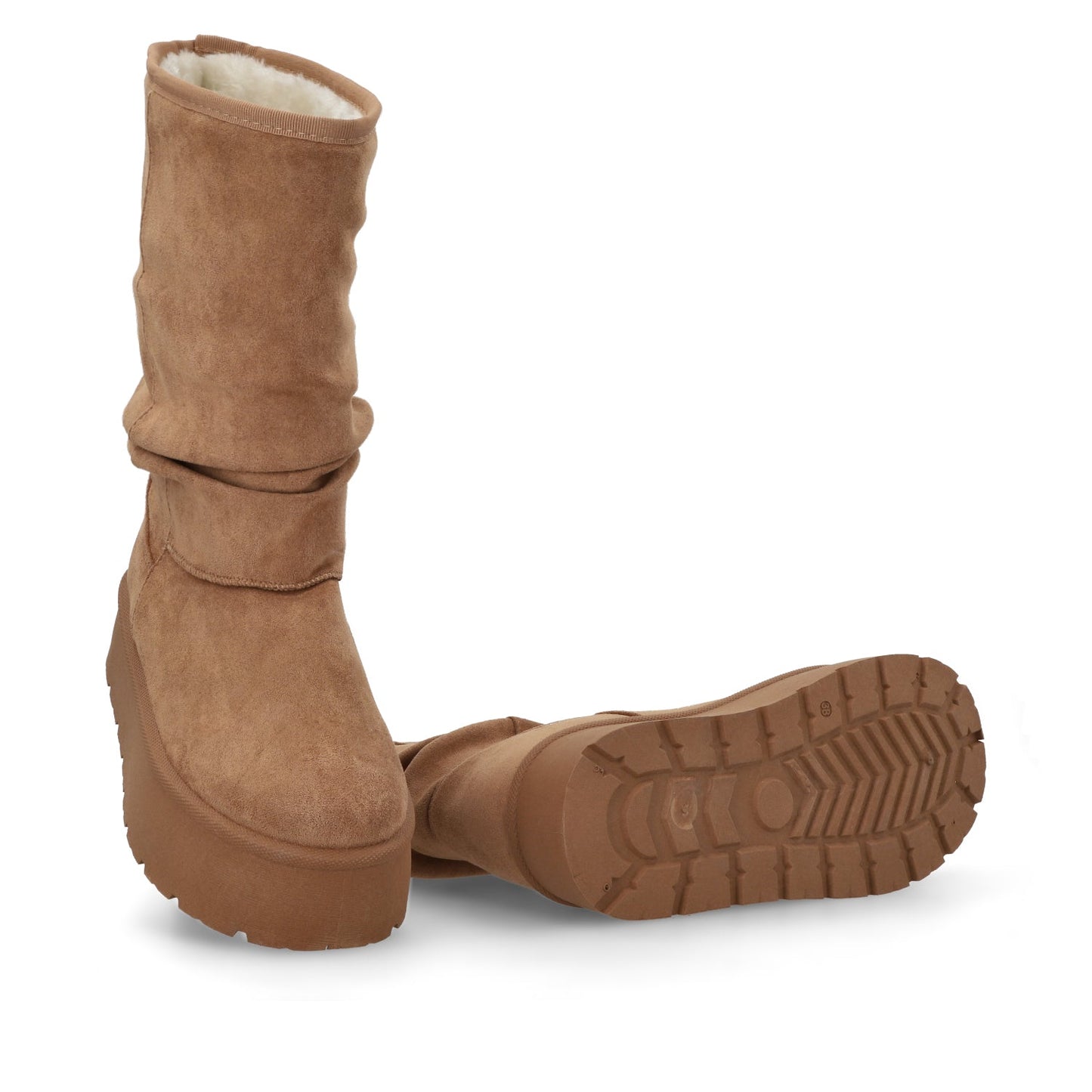 Bota Plataforma Camel Mujer 48114 - Gotta Mexico