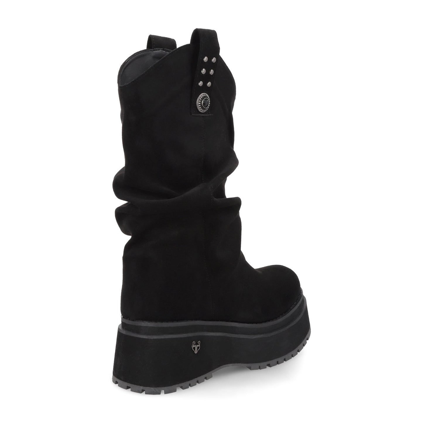 Bota Plataforma Negra Mujer 1509C - Gotta Mexico
