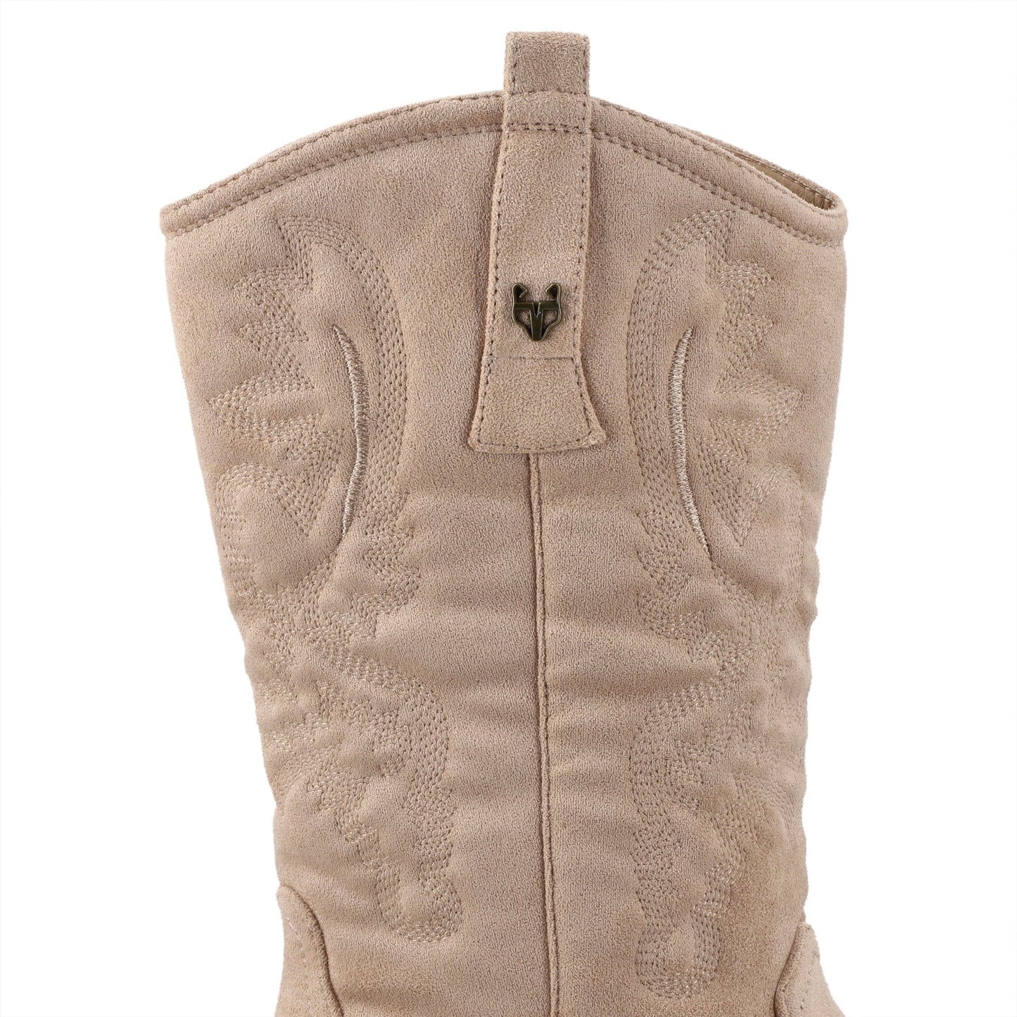 Bota Taco Beige Mujer 23714 - Gotta Mexico