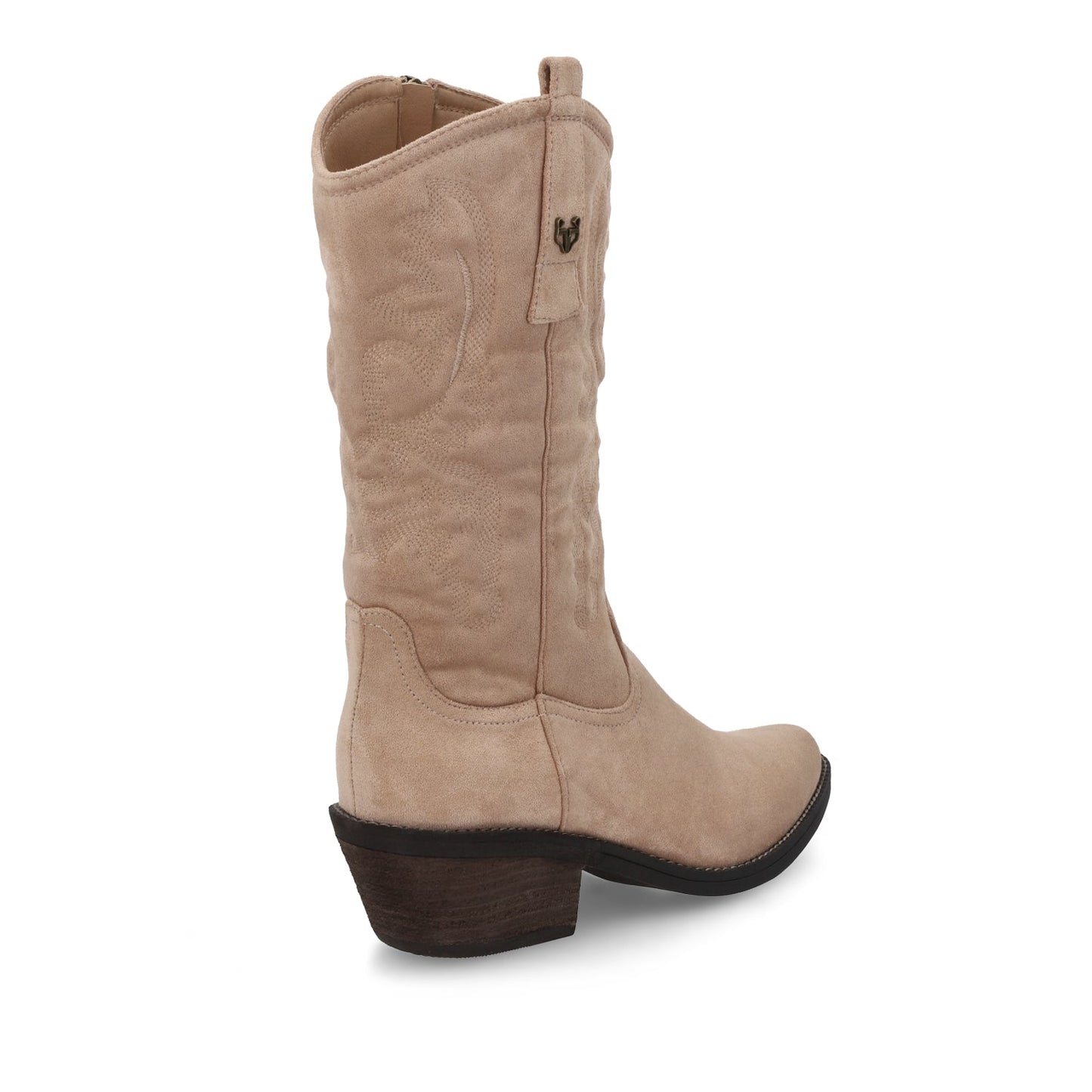 Bota Taco Beige Mujer 23714 - Gotta Mexico