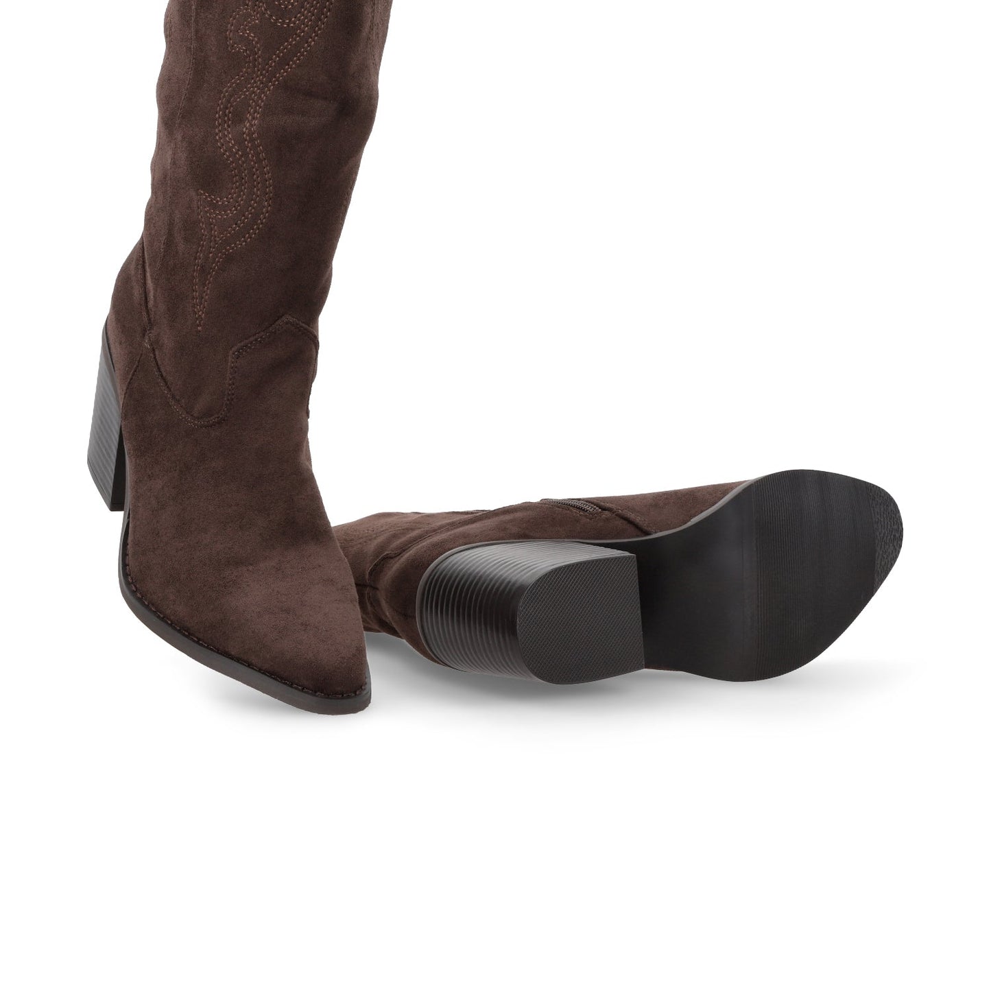Bota Taco Café Mujer 53782
