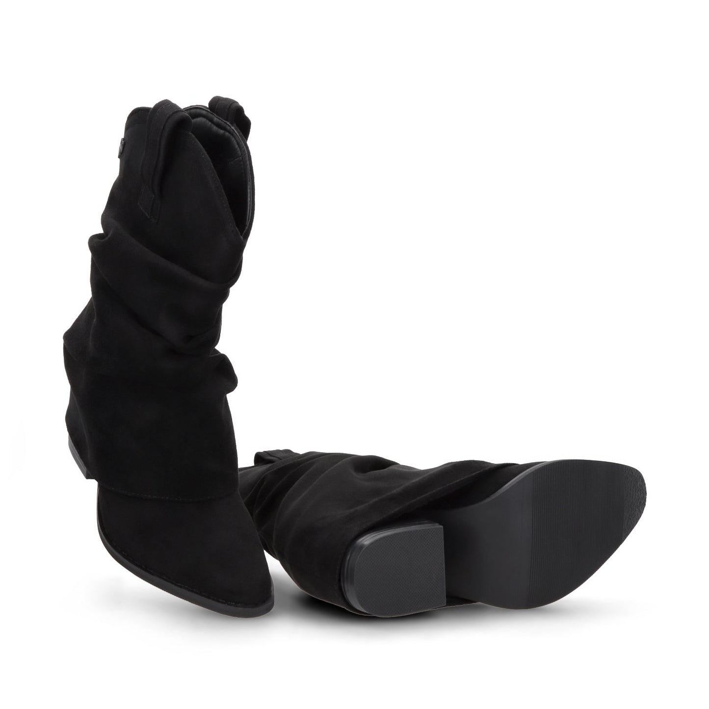 Bota Taco Negra Mujer 53781 - Gotta Mexico