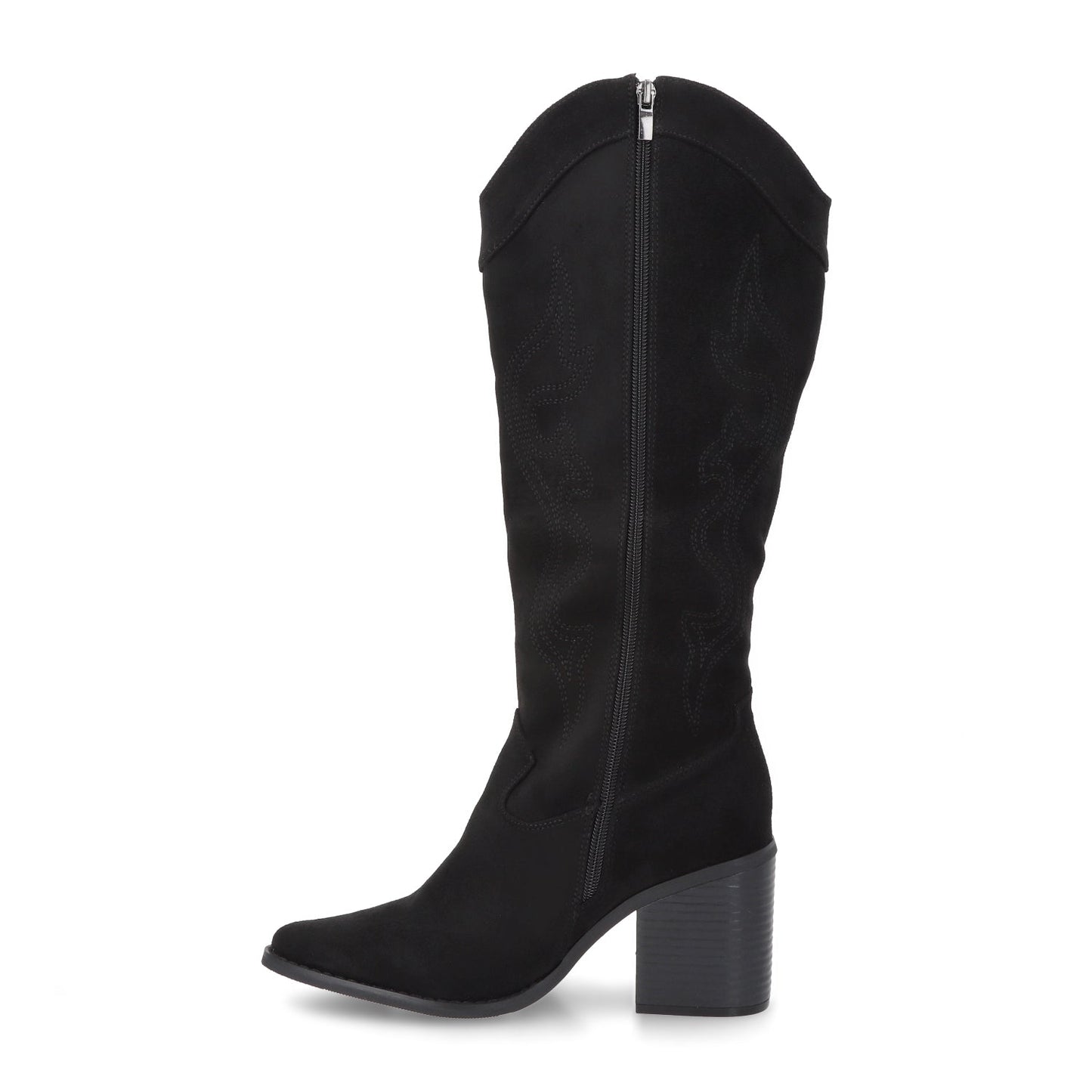 Bota Taco Negra Mujer 53782