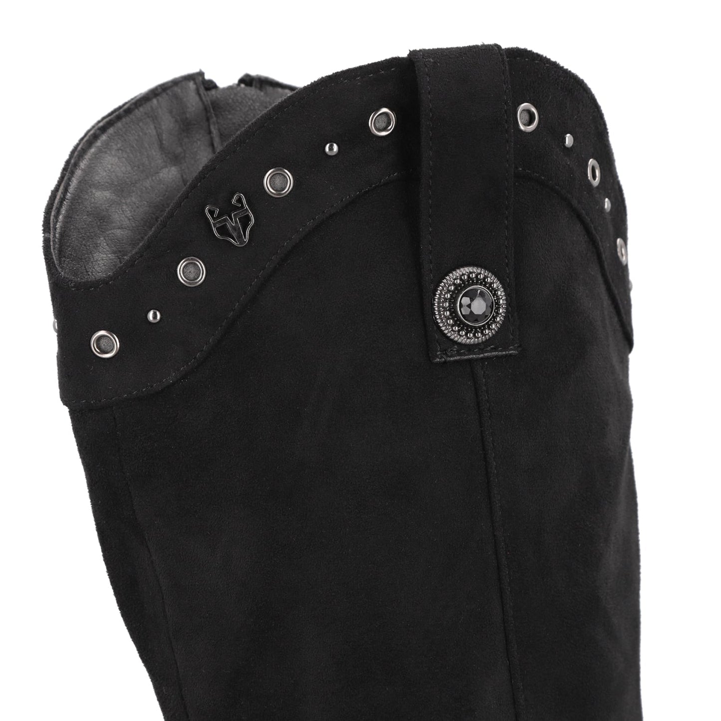 Bota Taco Negra Mujer 55301 - Gotta Mexico