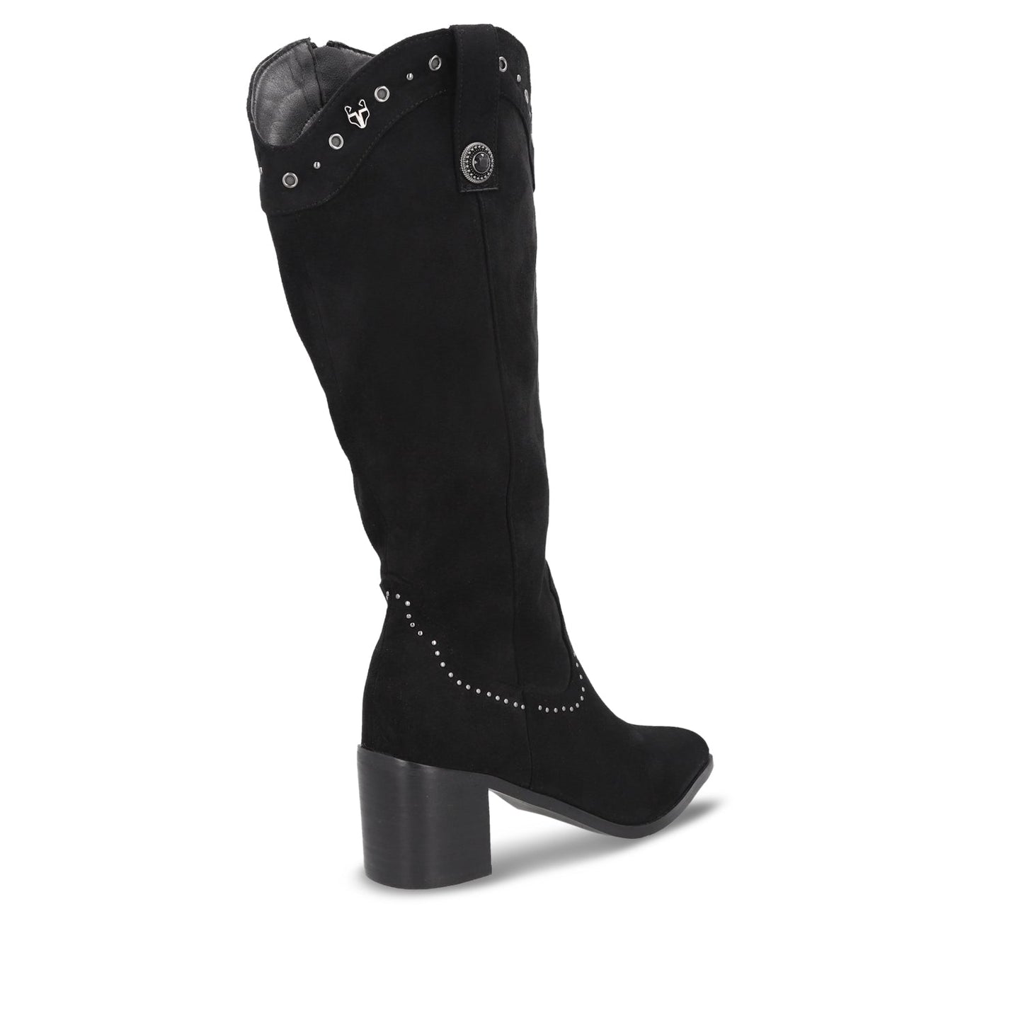 Bota Taco Negra Mujer 55301 - Gotta Mexico