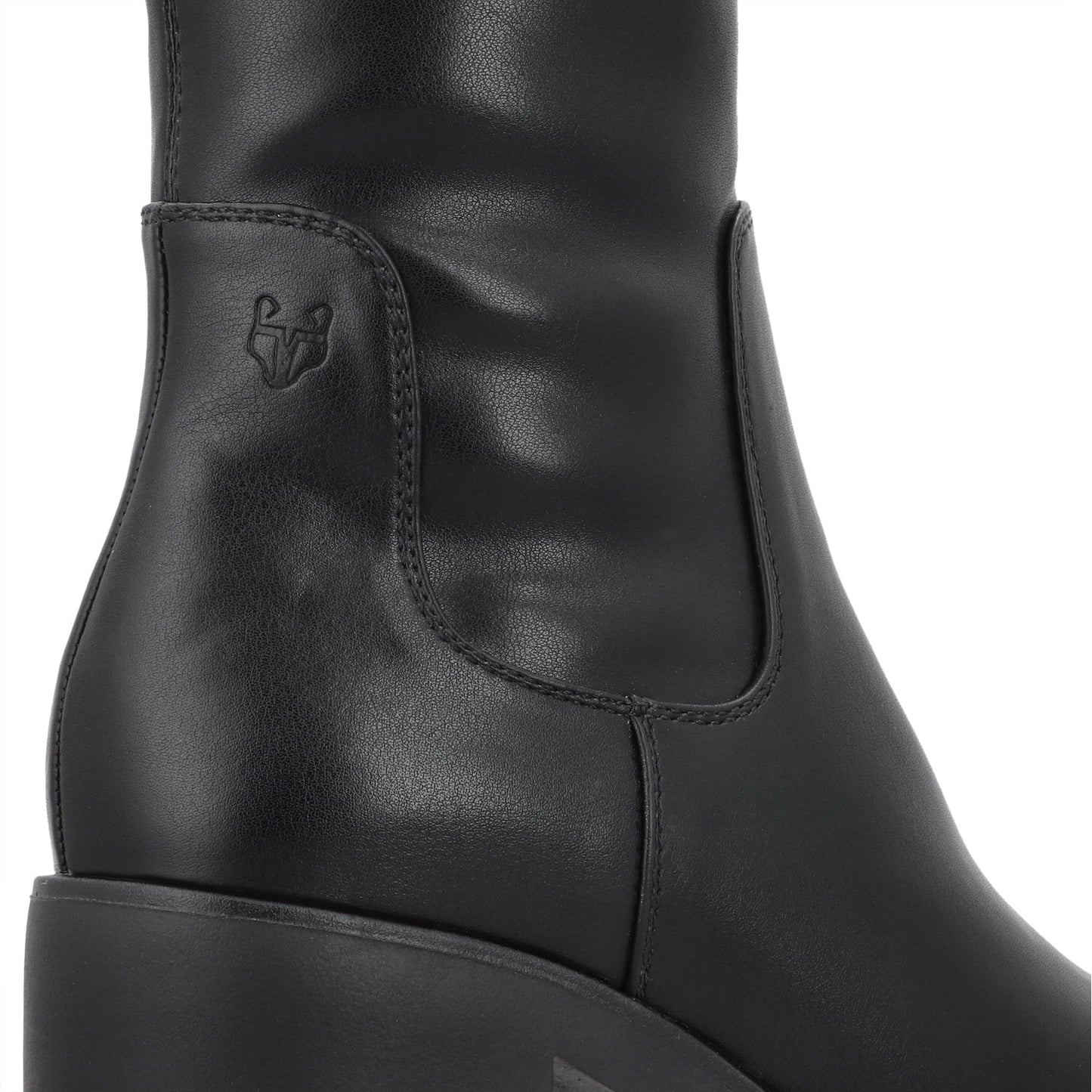 Bota Taco Negra Mujer 56060 - Gotta Mexico