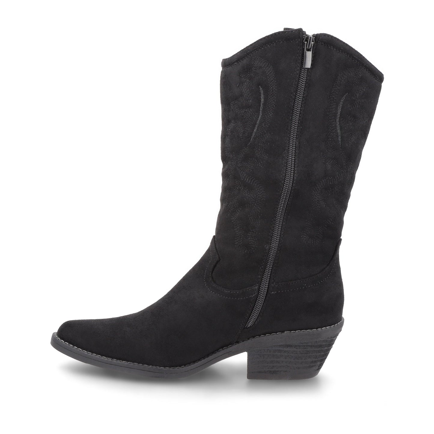 Bota Taco Negro Mujer 23714 - Gotta Mexico