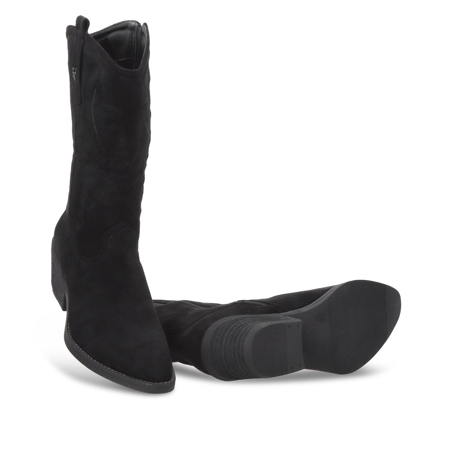 Bota Taco Negro Mujer 23714 - Gotta Mexico