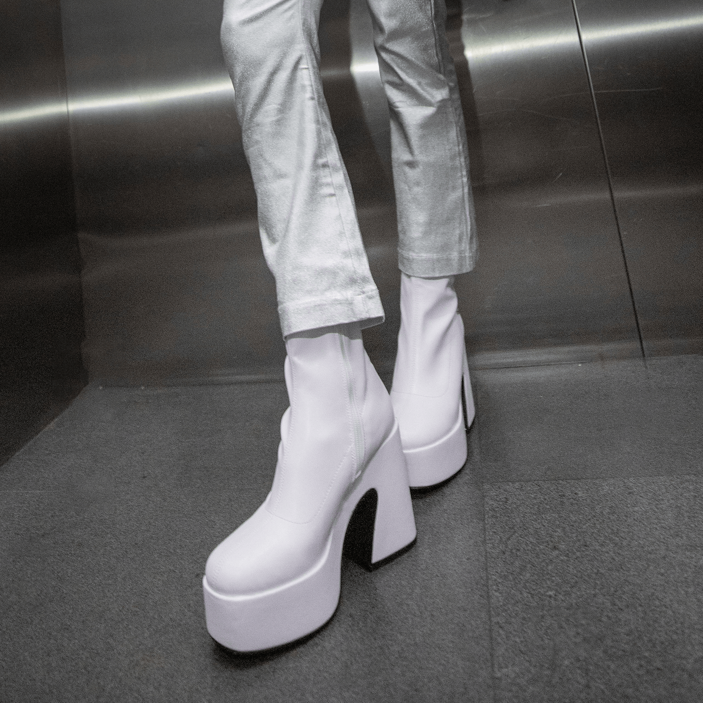 Botín Blanco Mujer 35702