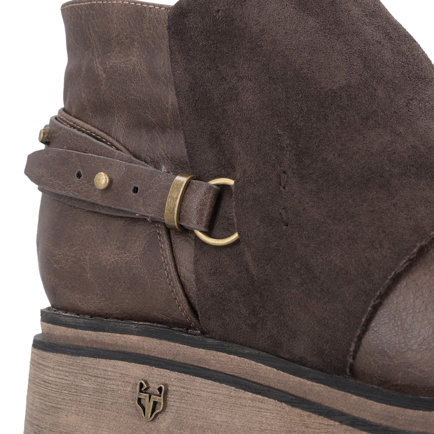 Botin Plataforma Café Mujer 1509B - Gotta Mexico