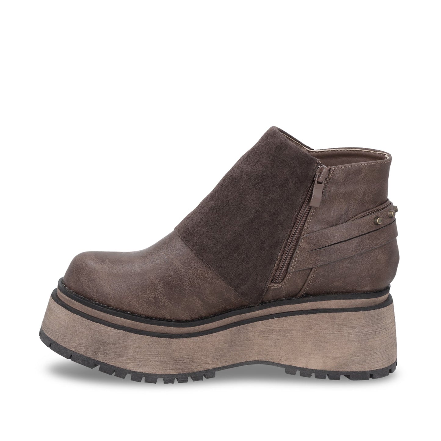 Botin Plataforma Café Mujer 1509B - Gotta Mexico