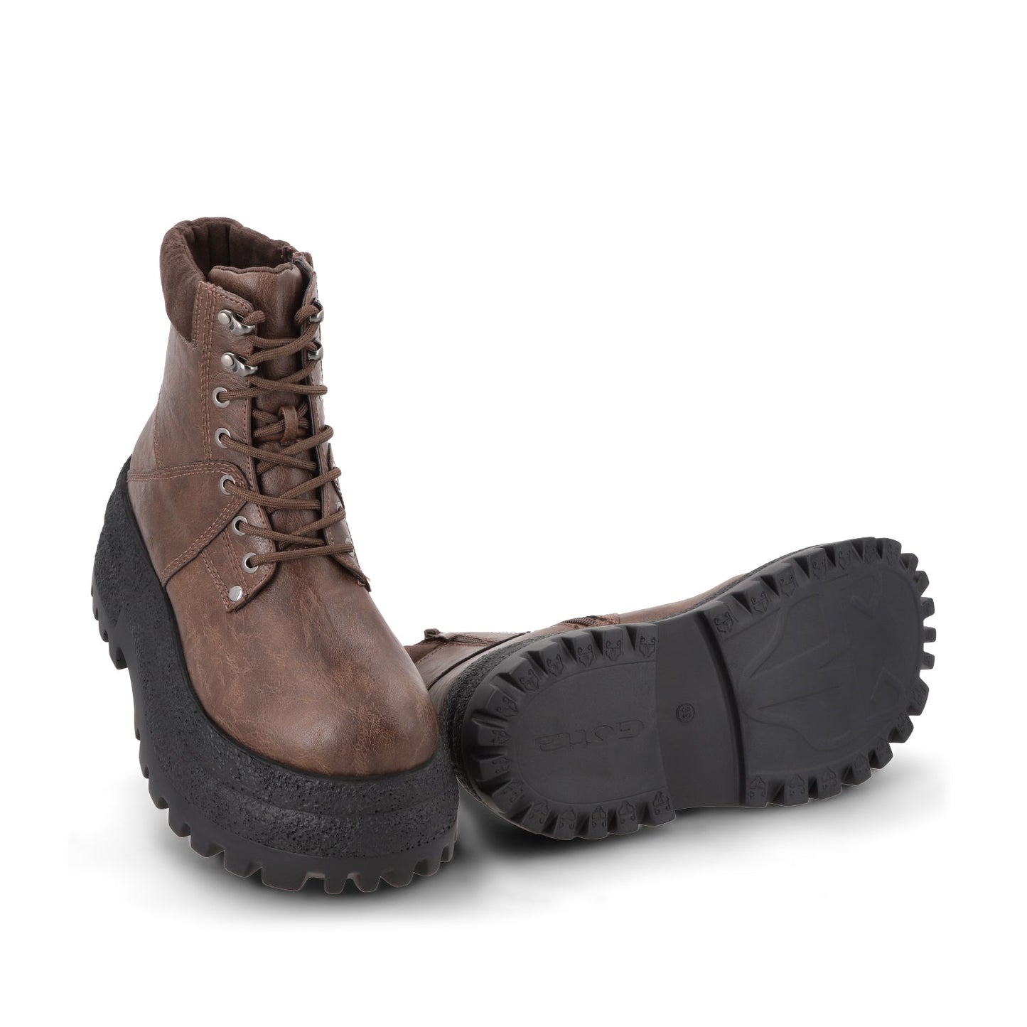 Botin Plataforma Café Mujer 55290 - Gotta Mexico