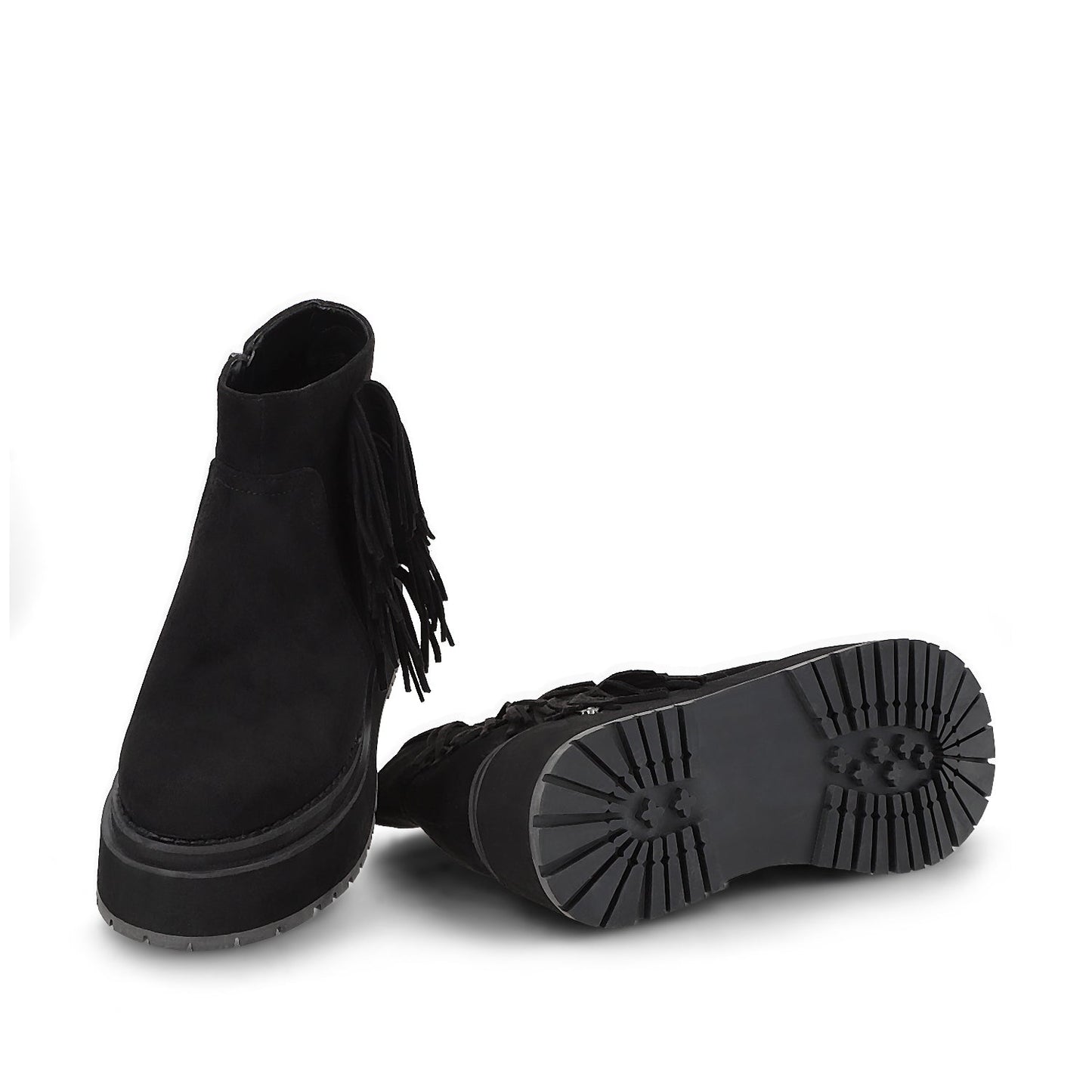 Botin Plataforma Negro Mujer 1509A - Gotta Mexico