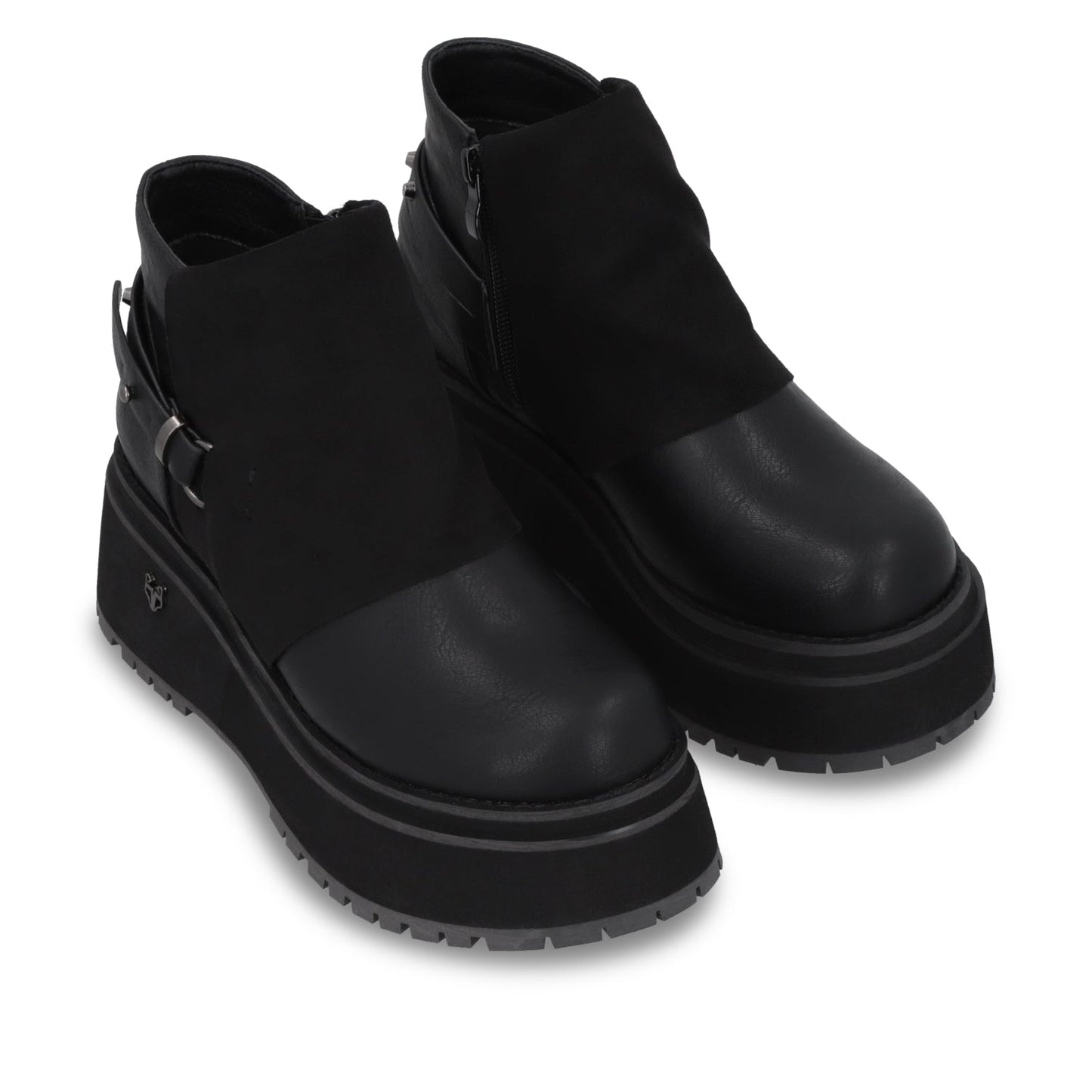 Botin Plataforma Negro Mujer 1509B - Gotta Mexico