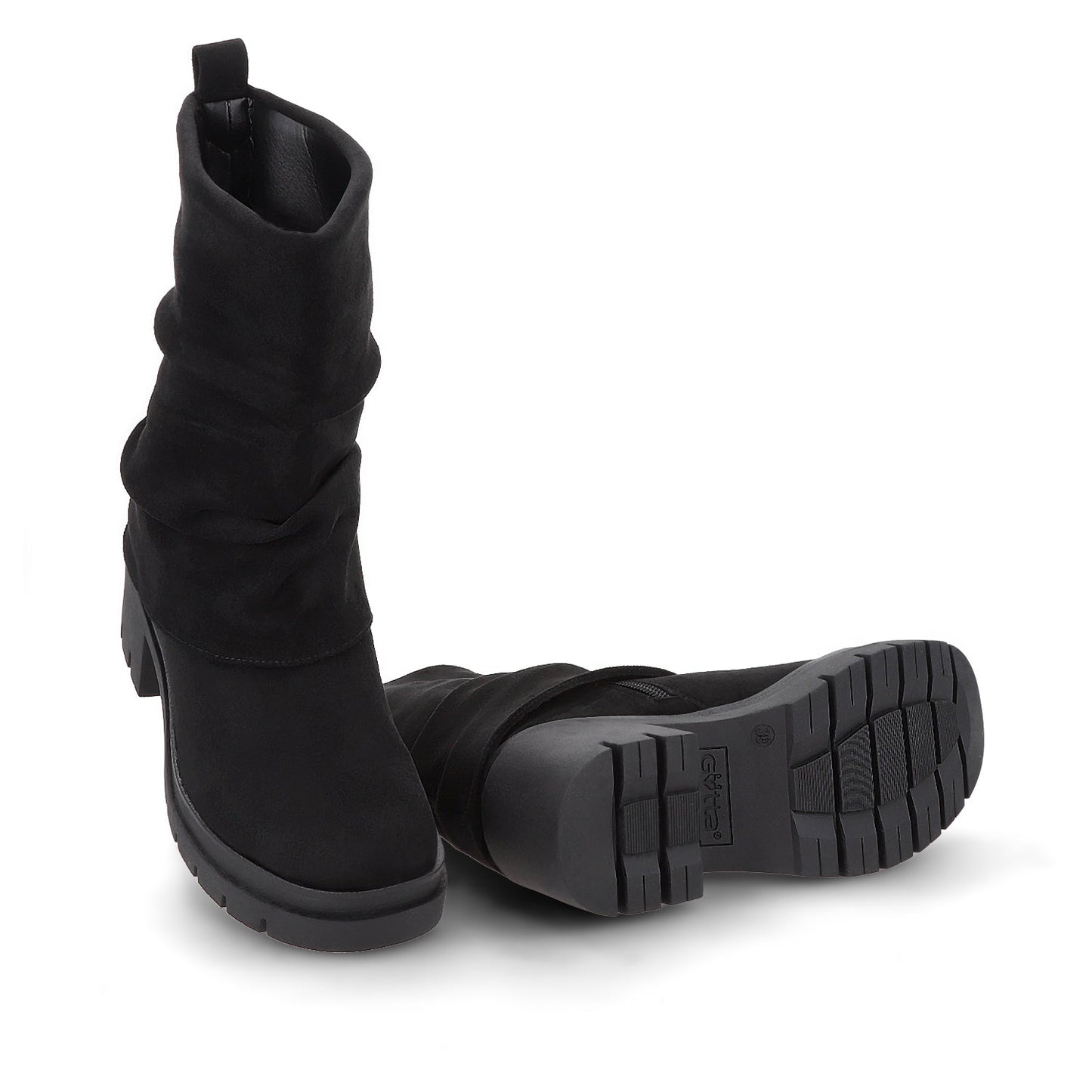 Botin Plataforma Negro Mujer 46205 - Gotta Mexico