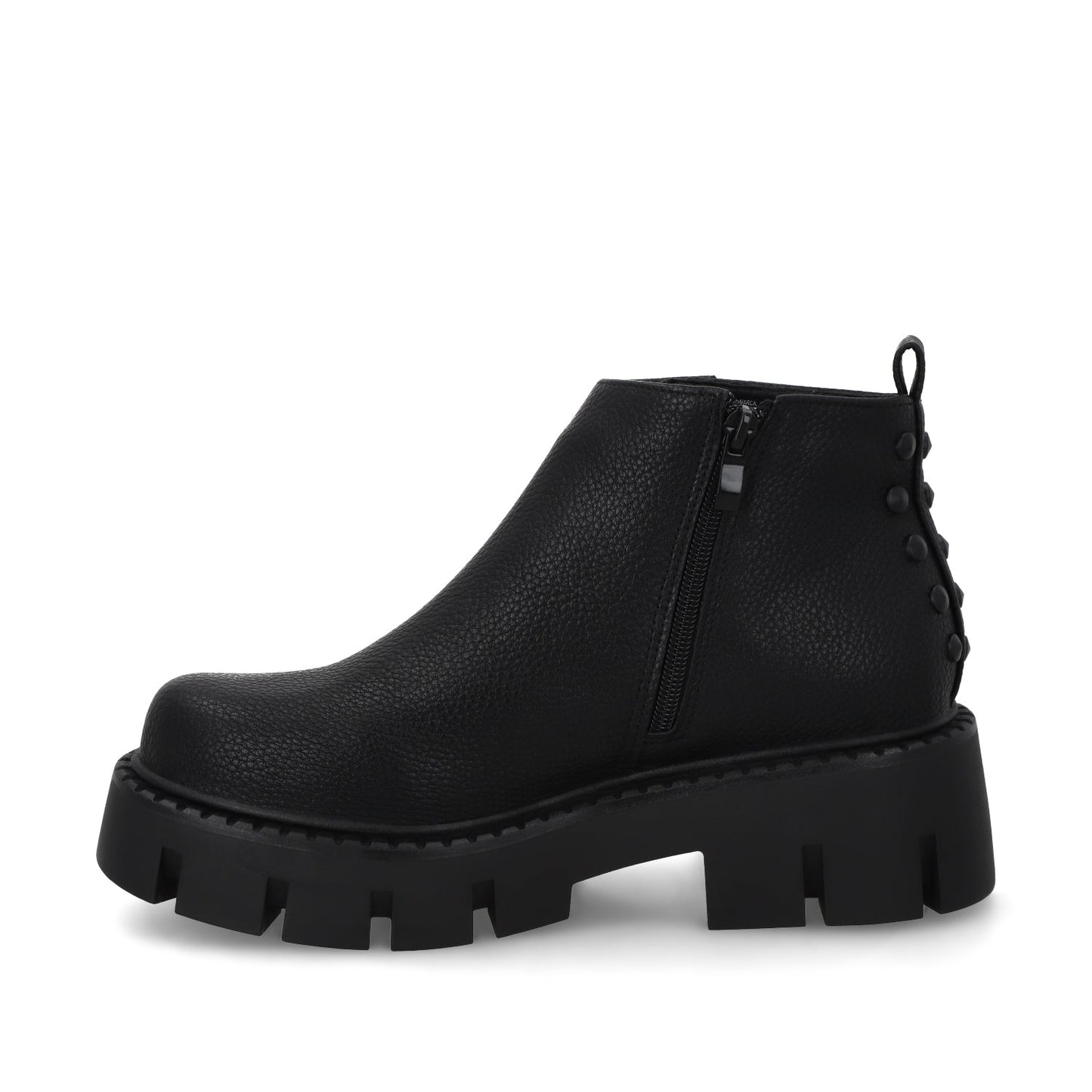 Botin Plataforma Negro Mujer 55260