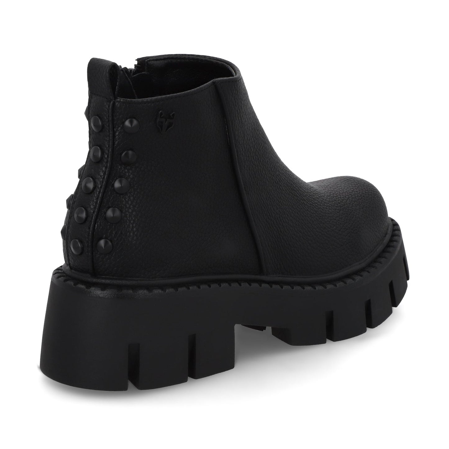 Botin Plataforma Negro Mujer 55260