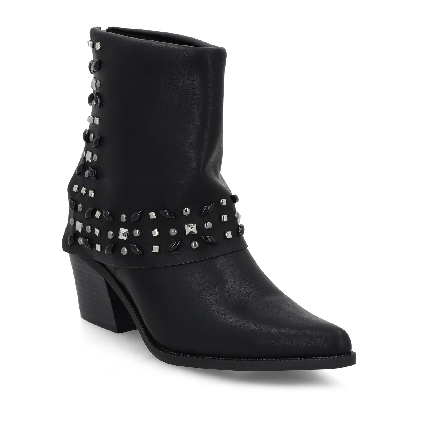 Botin Taco Negro Mujer 33768 - Gotta Mexico