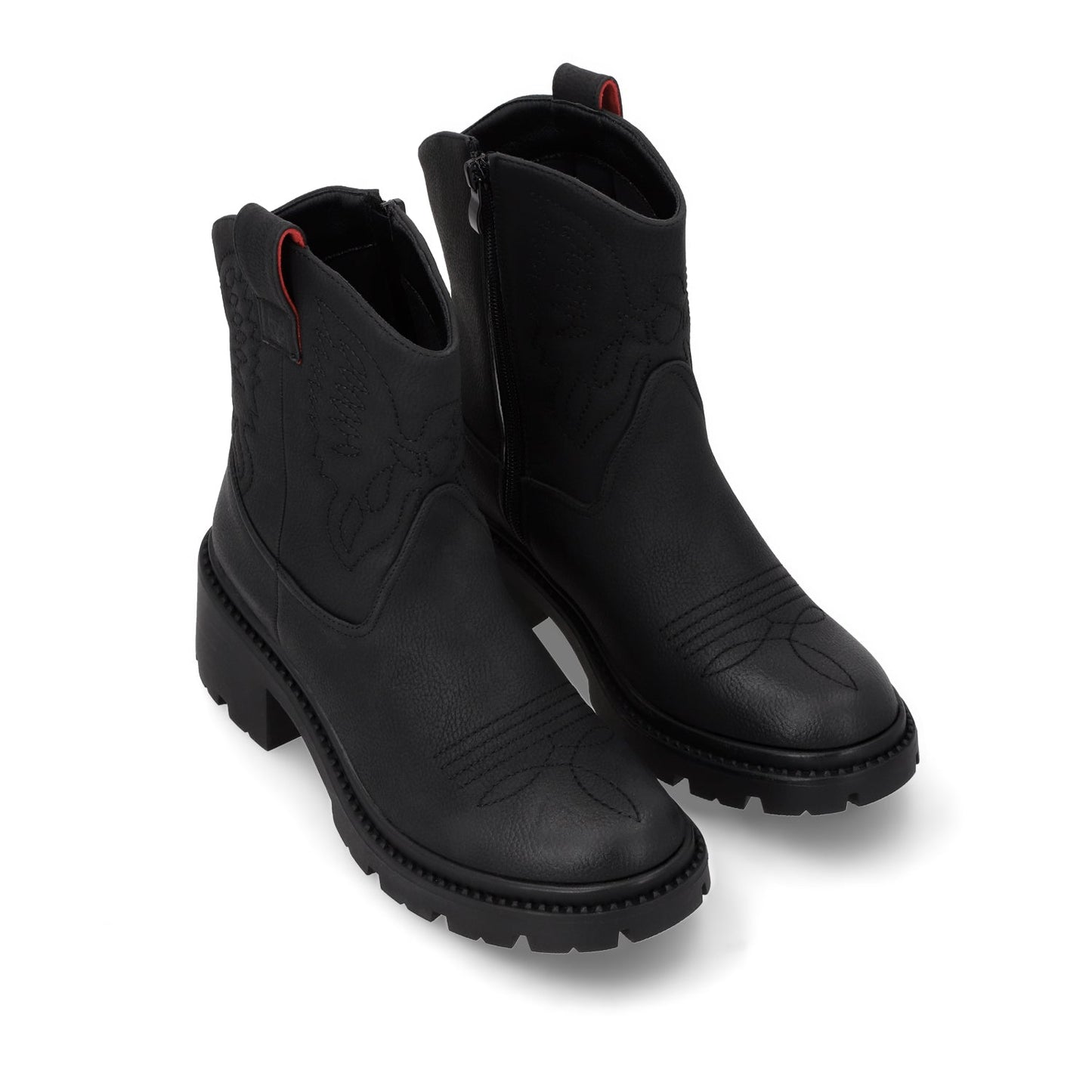 Botin Taco Negro Mujer 45745 - Gotta Mexico